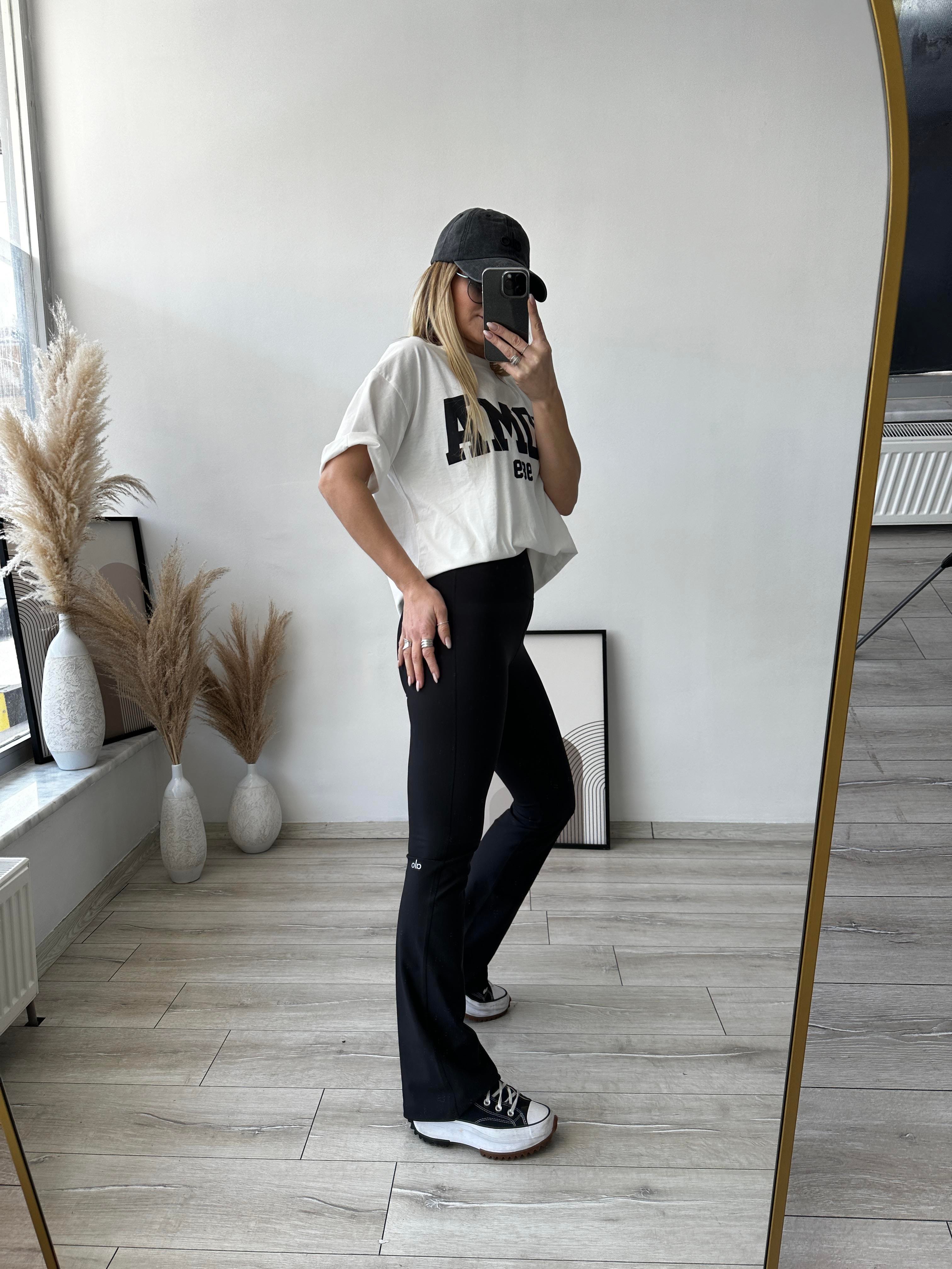 Flare Model Siyah Tayt 