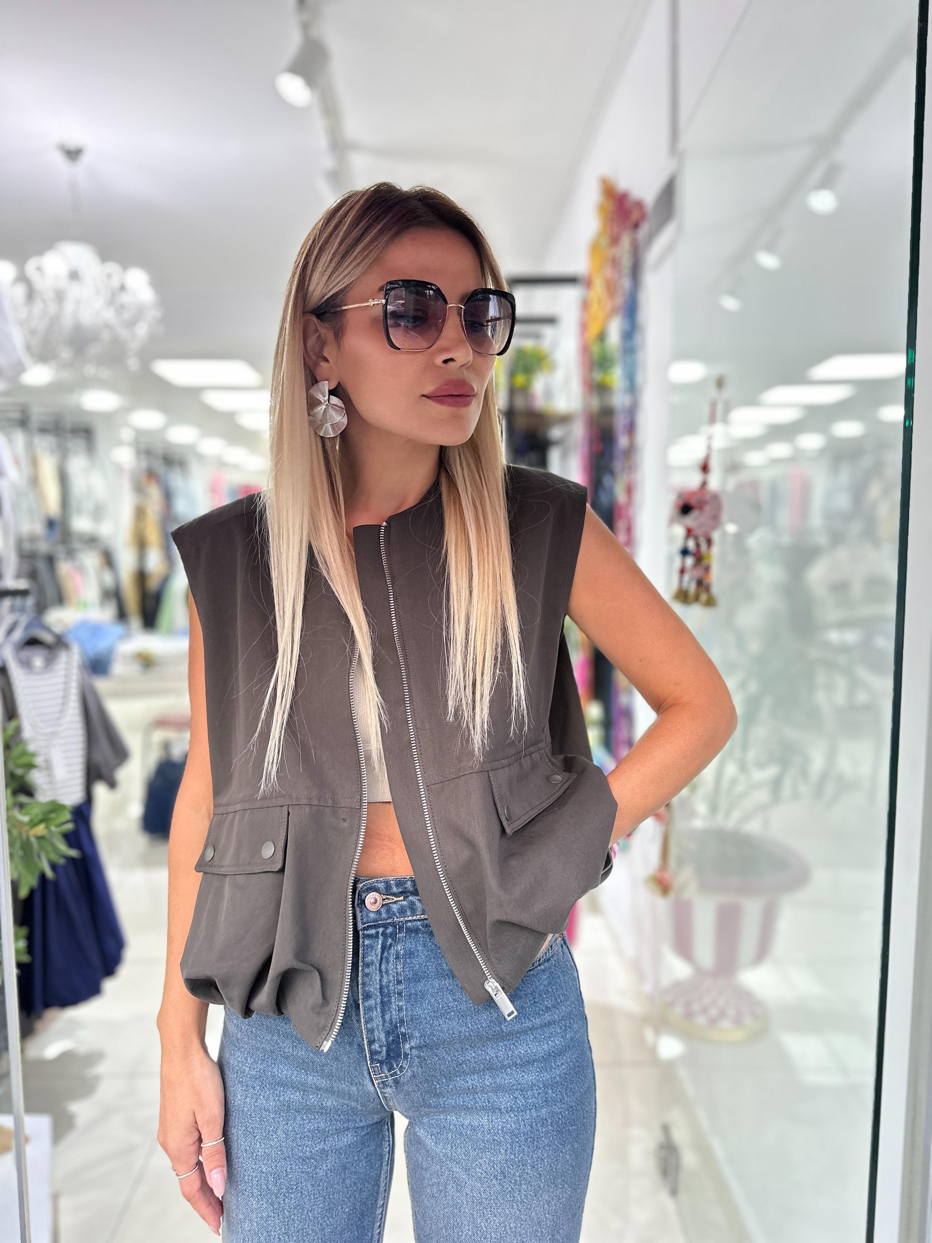 Haki Marka Model Bomber Yelek 