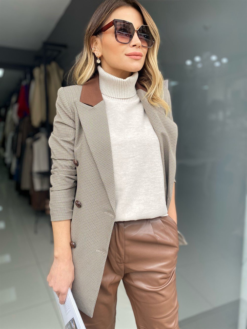 HYL Kahve Blazer