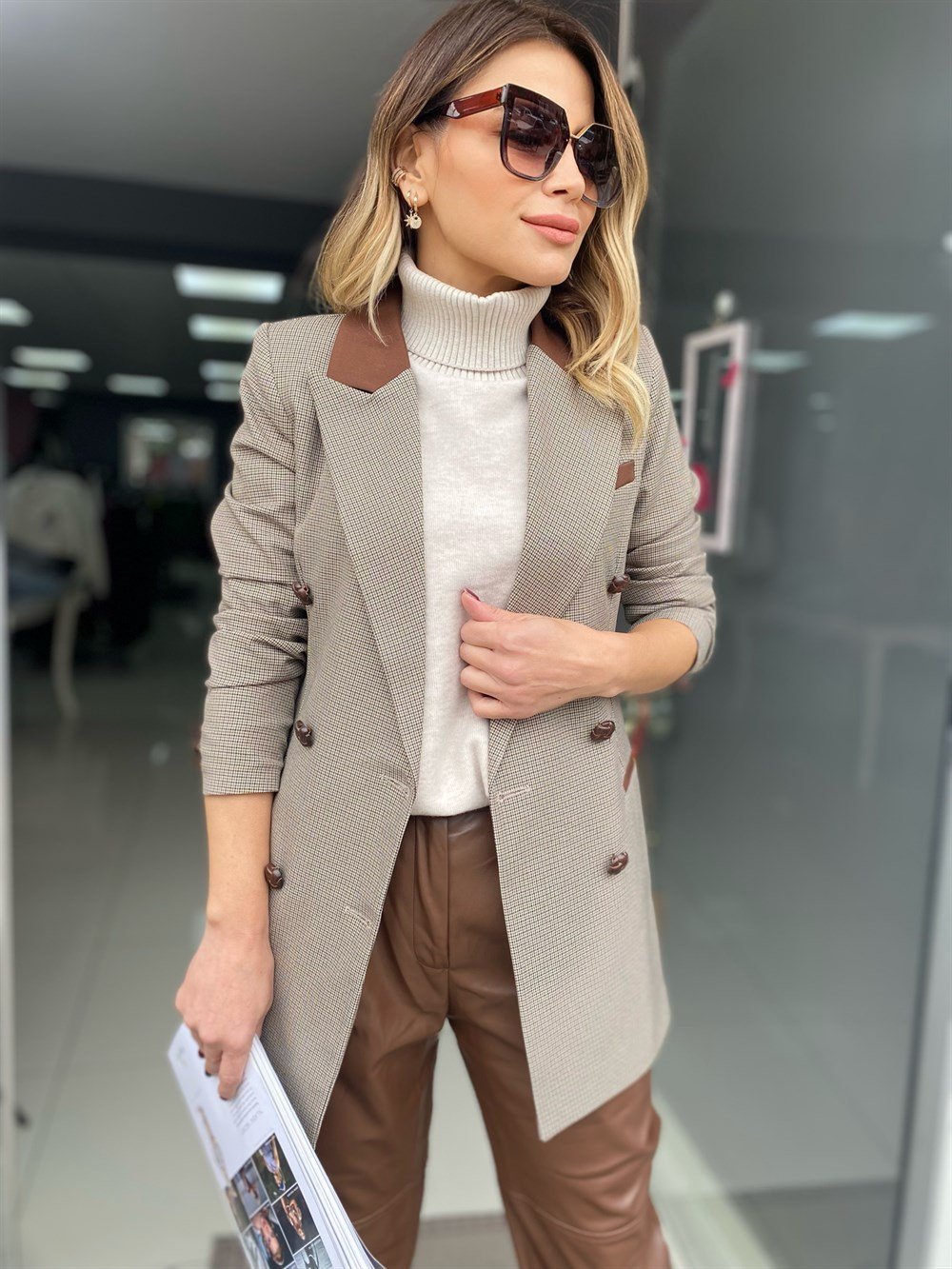 HYL Kahve Blazer
