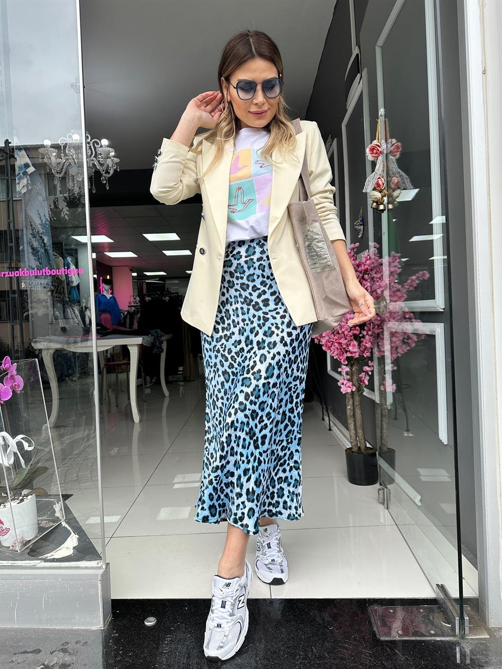 HYL Taş Düğme Detay Blazer