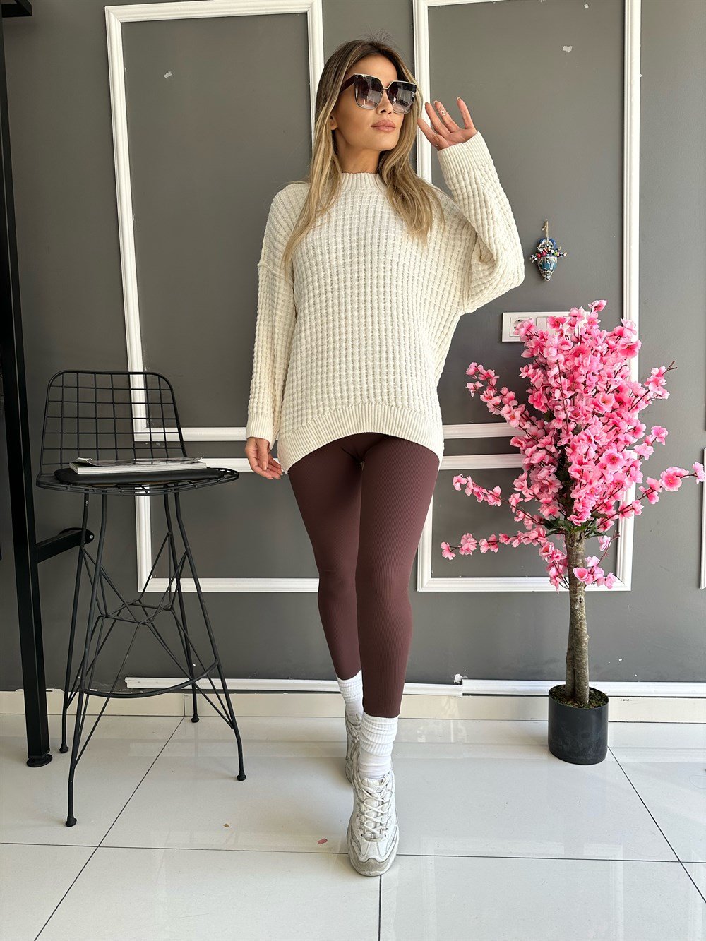 IB Kahverengi Fitilli Tayt