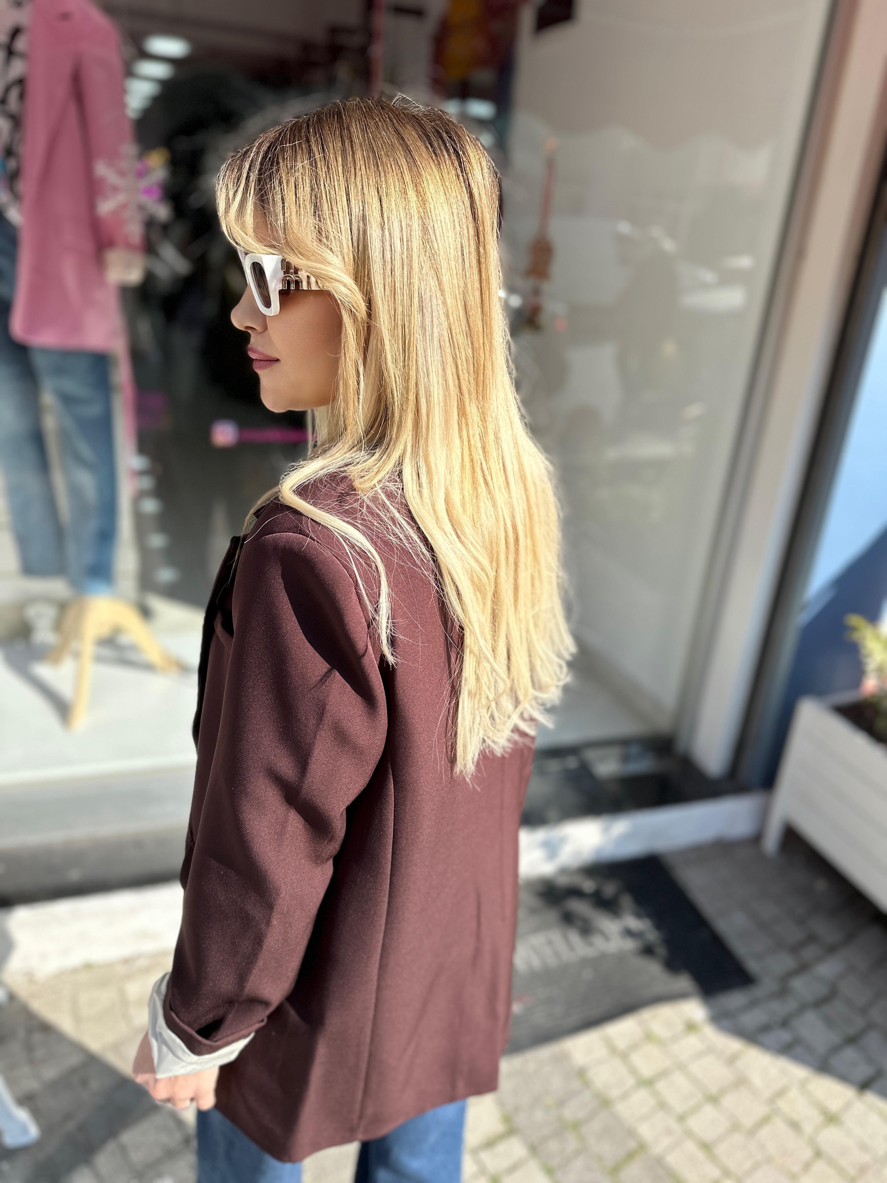 Kahverengi Blazer 