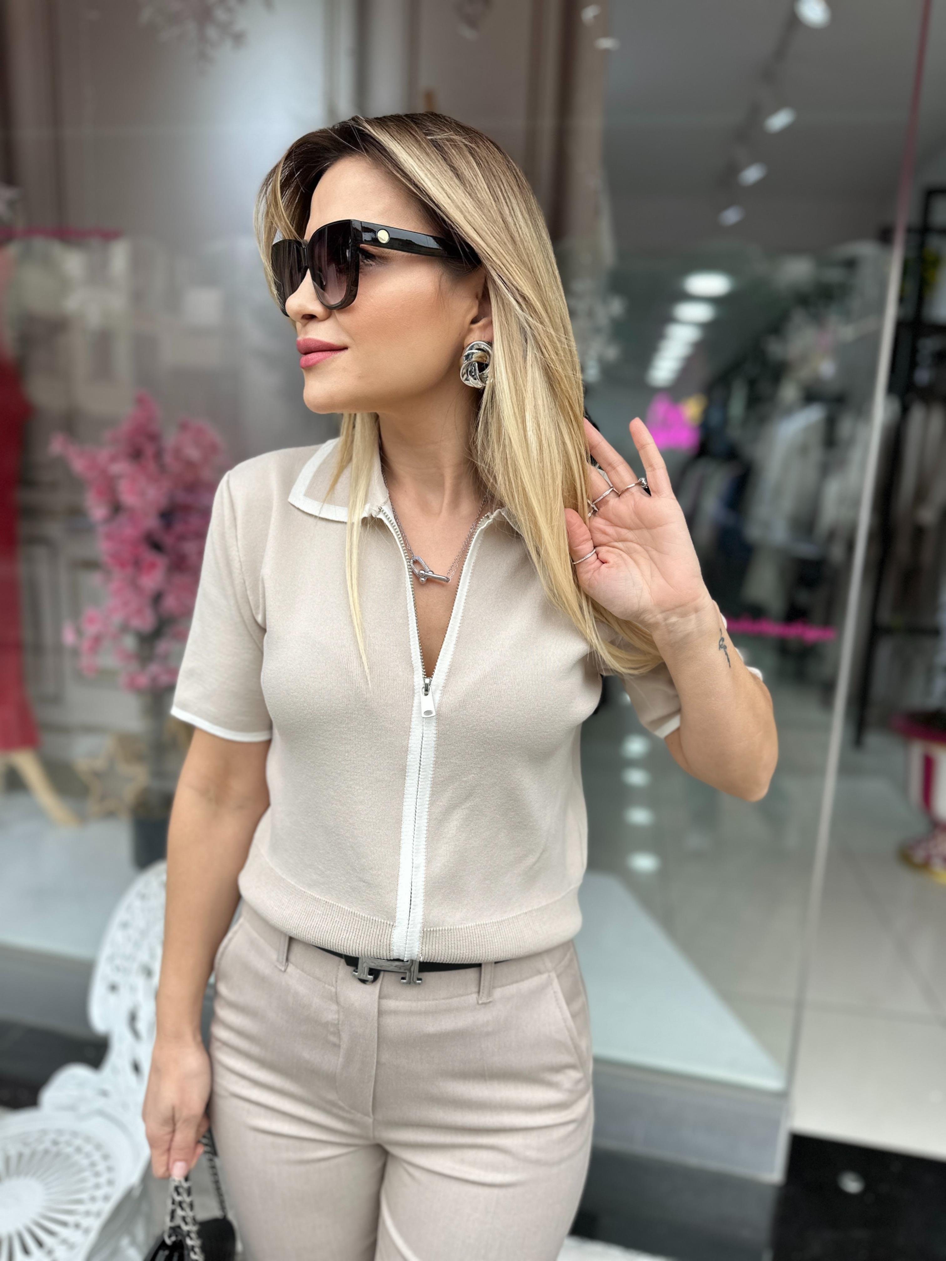 Kısa Kol Gömlek Yaka Ceket 