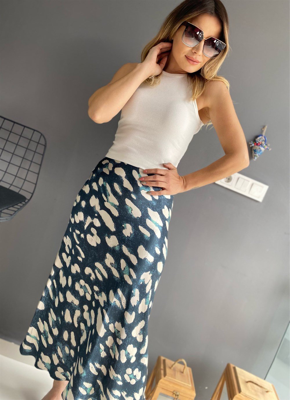 KR Ekru Fitilli Crop