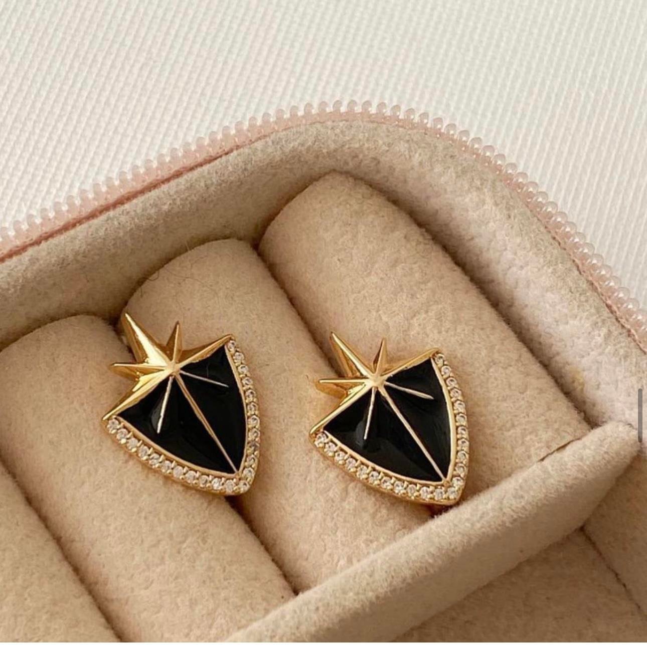 Kuzey Yıldızı Gold Küpe