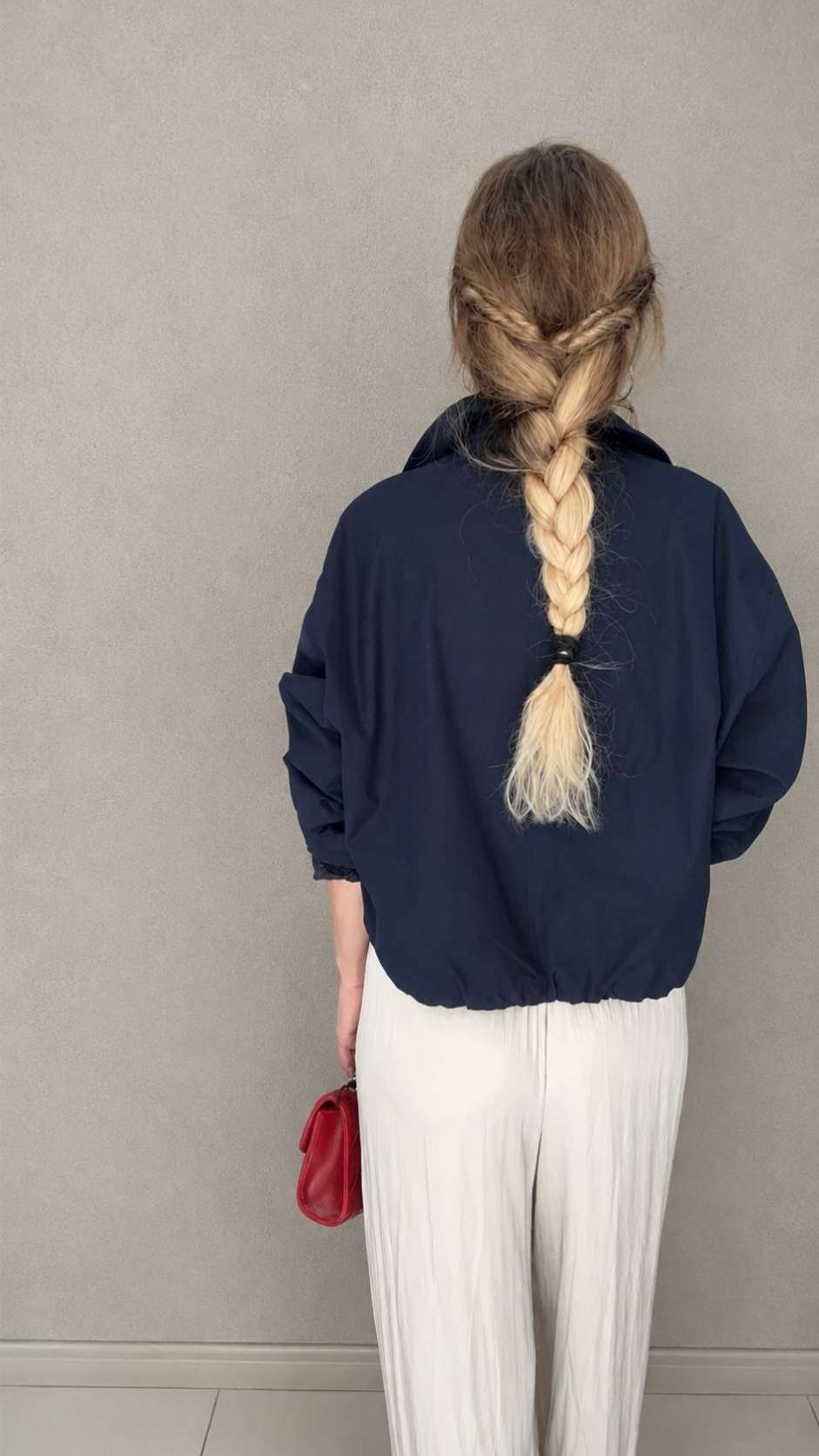 Lacivert Bomber Ceket 