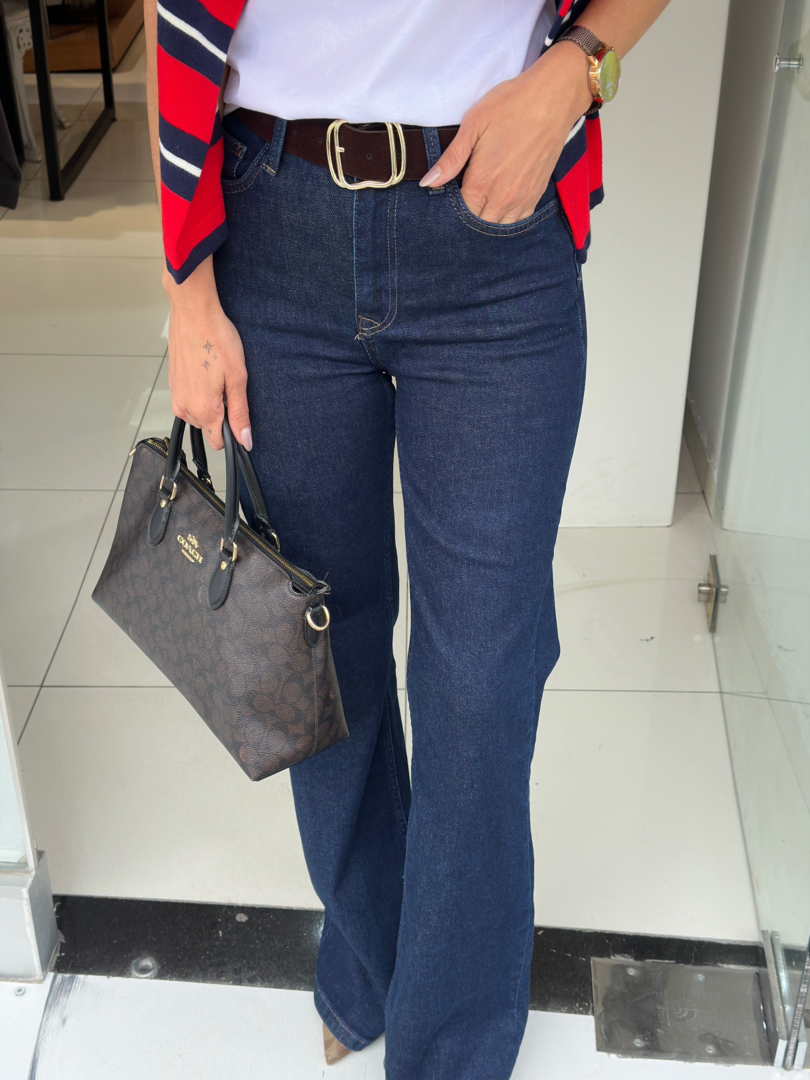 Lacivert Push Up Jean 