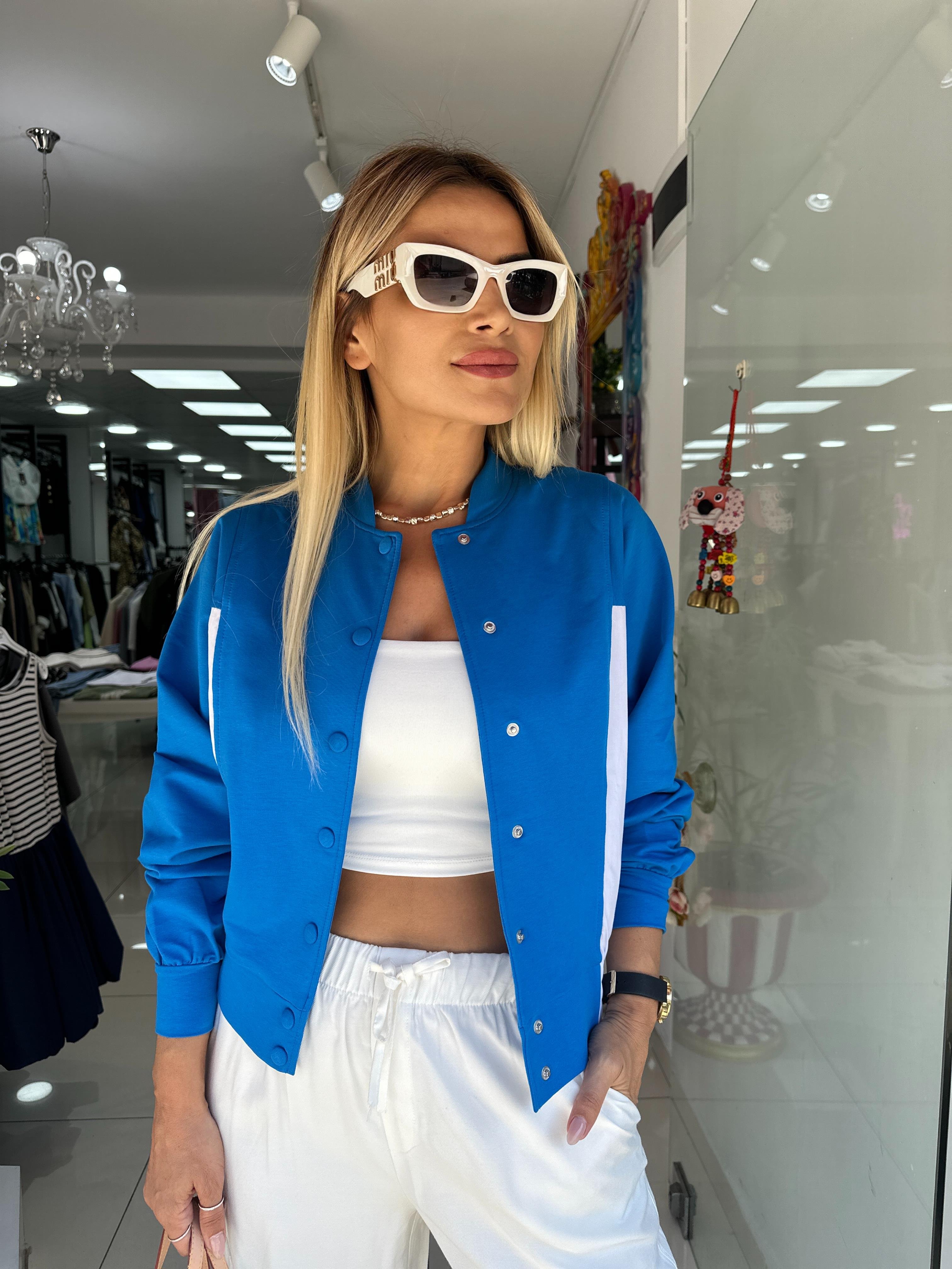 Mavi Bomber Ceket