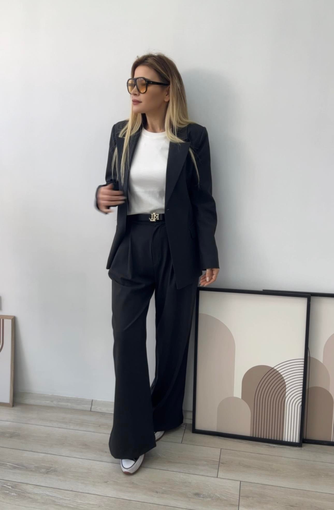 MSM Antrasit Slim Kalıp Blazer 