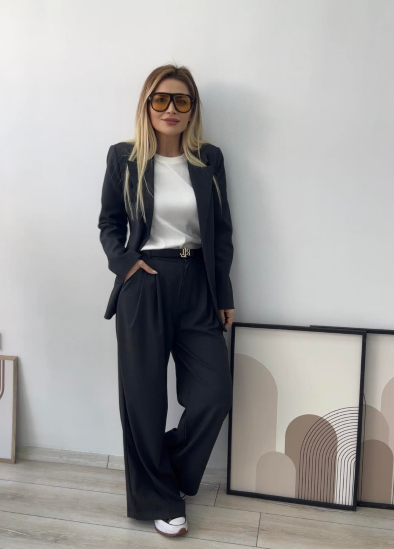 MSM Antrasit Slim Kalıp Blazer 