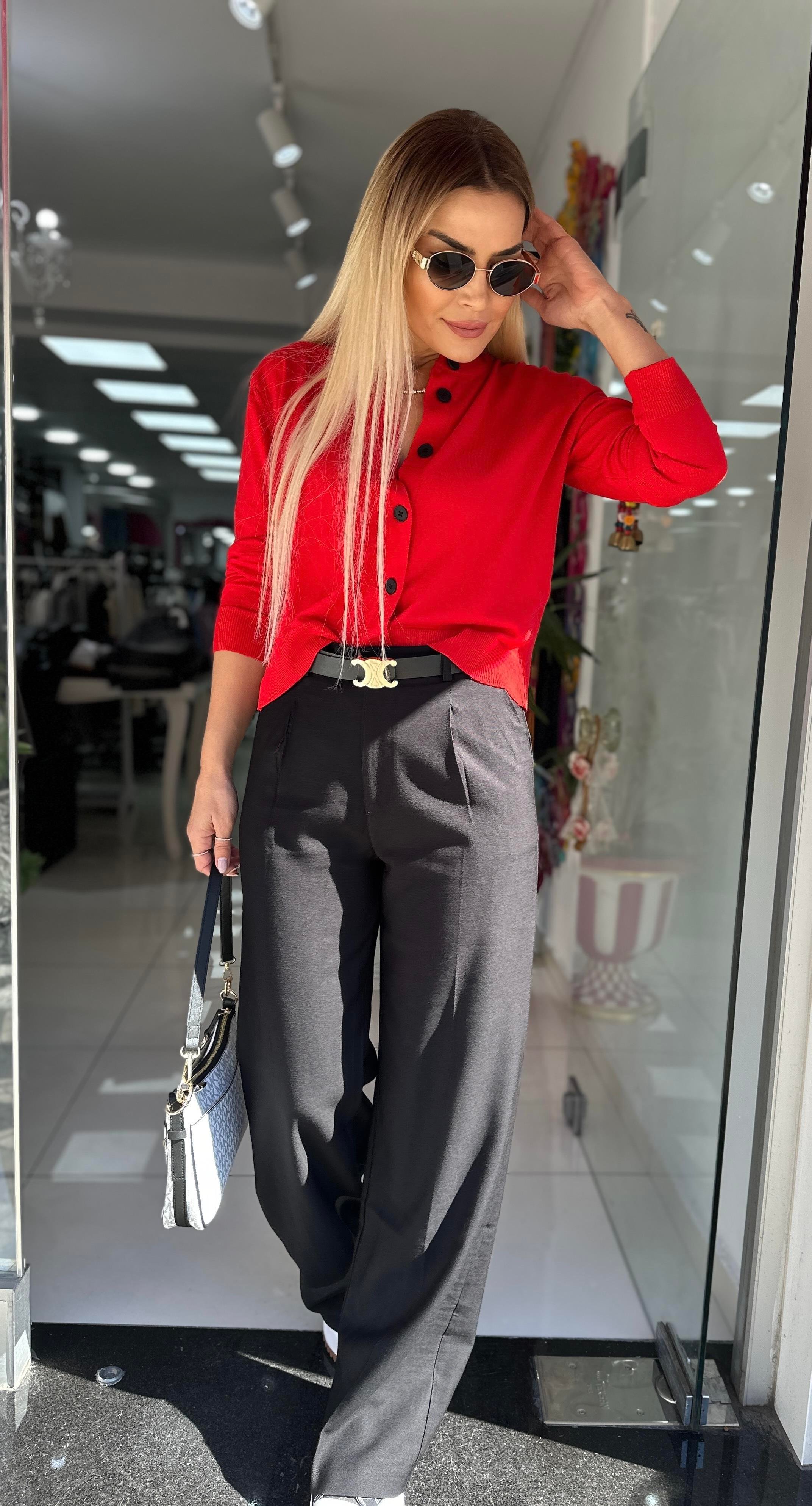 NM Siyah Pallazo Pantolon 