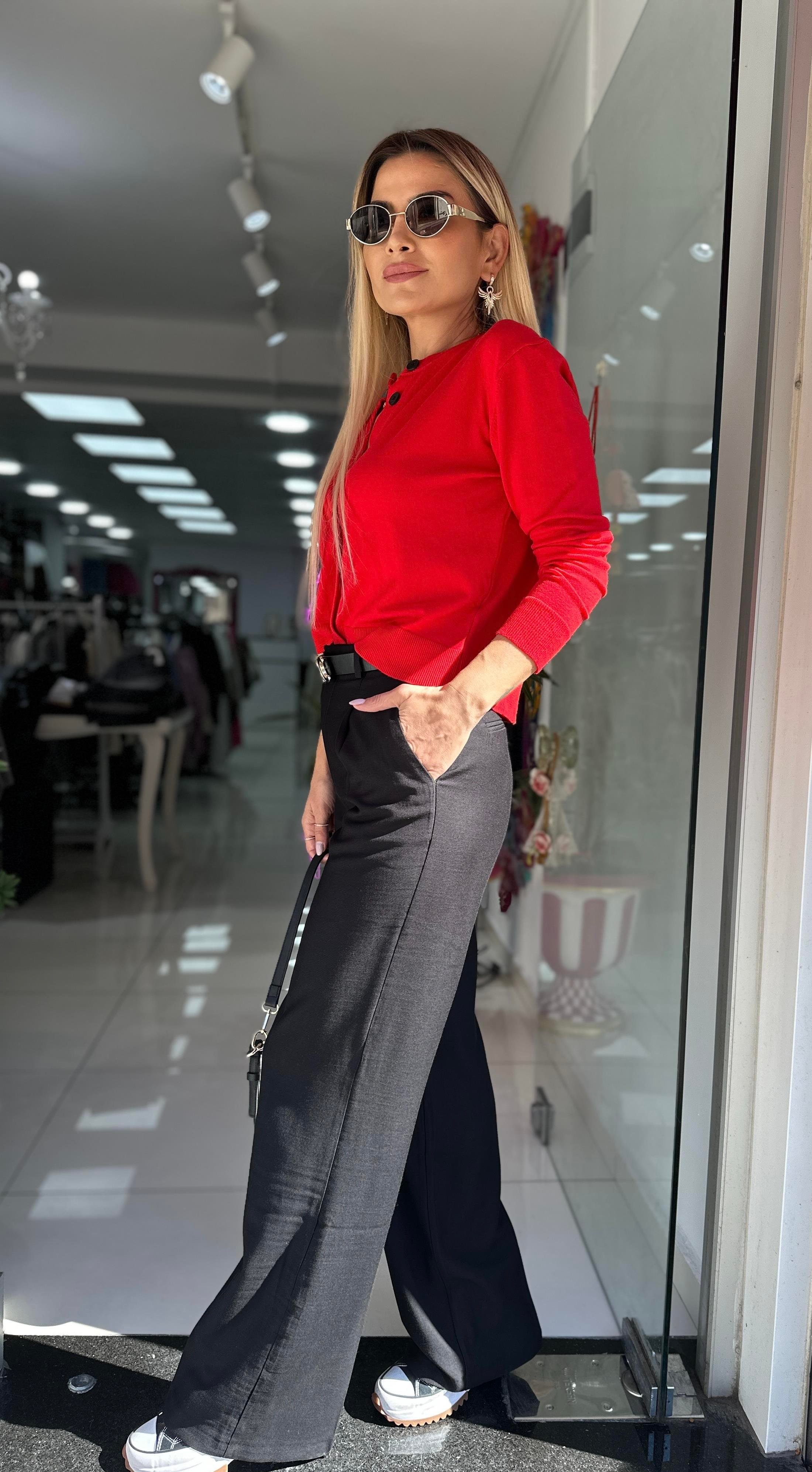 NM Siyah Pallazo Pantolon 
