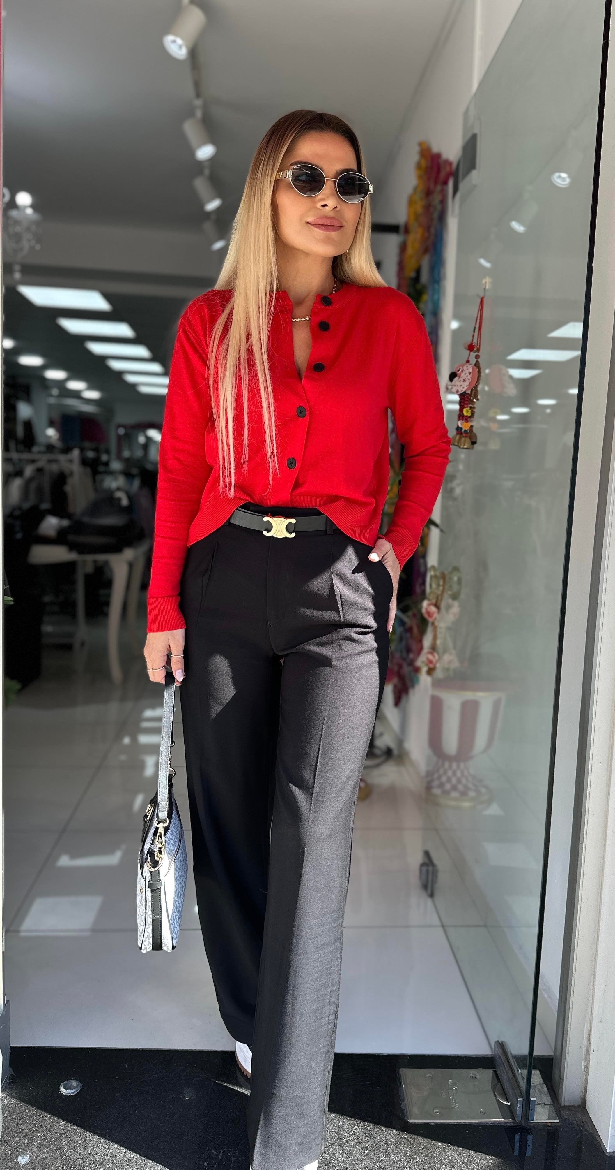 NM Siyah Pallazo Pantolon 