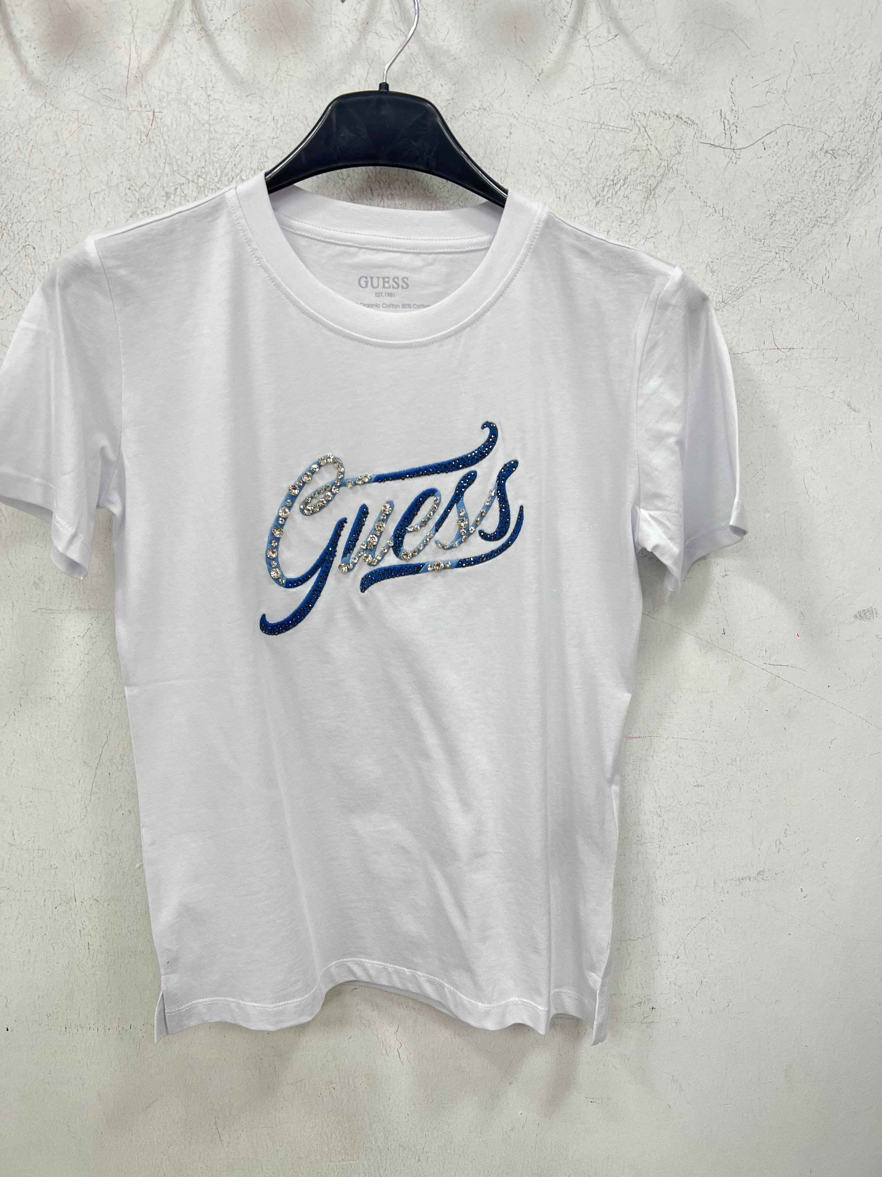 ORJ Beyaz Taşlı Tshirt