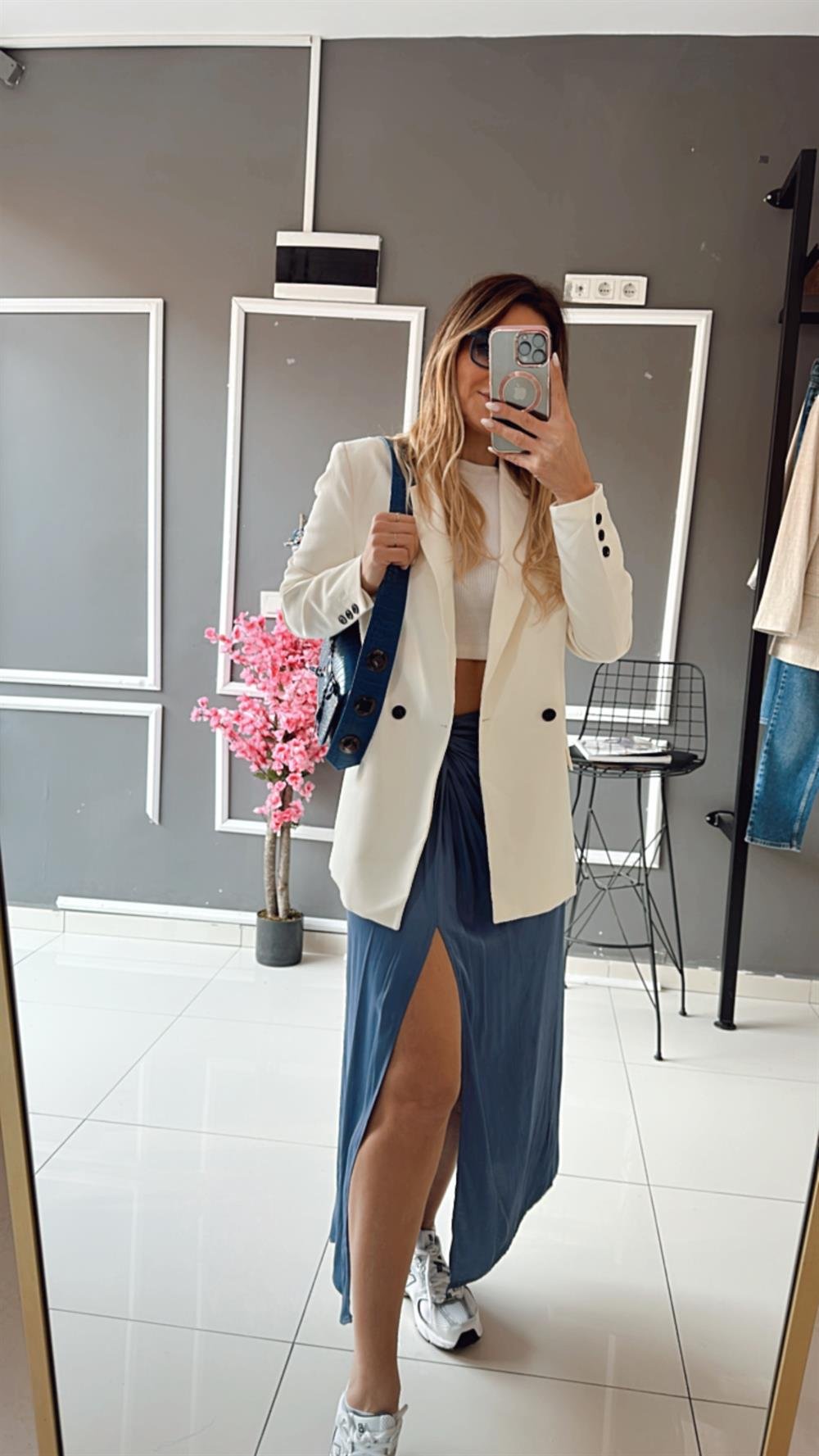ORJ BNVL Ekru Blazer Ceket