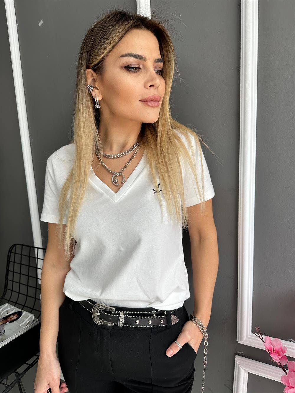 ORJ BY Beyaz Tshirt