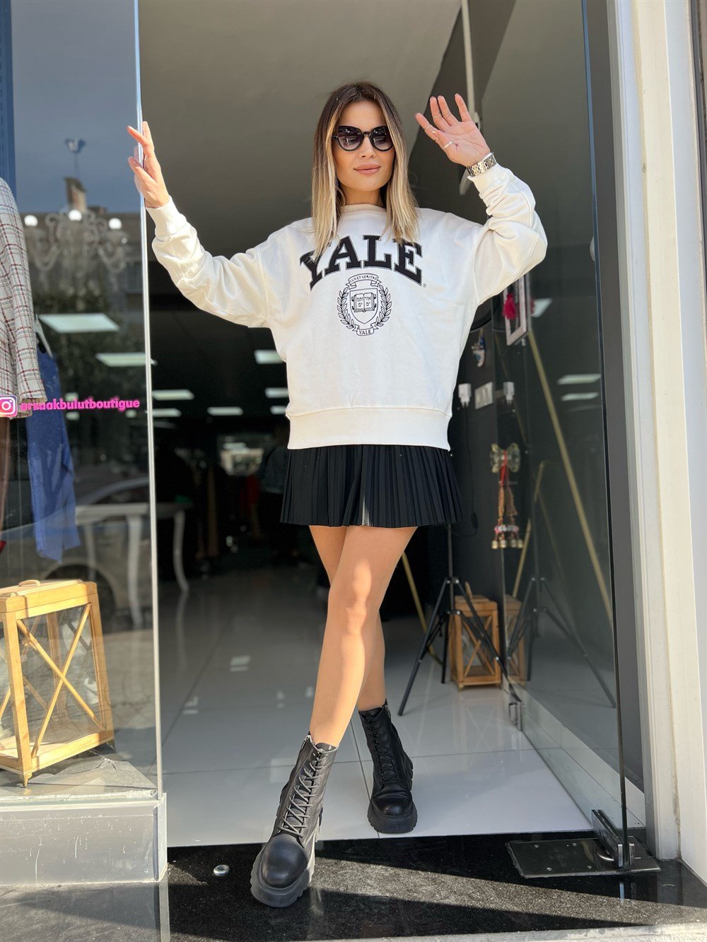 ORJ Ekru Yale Sweat