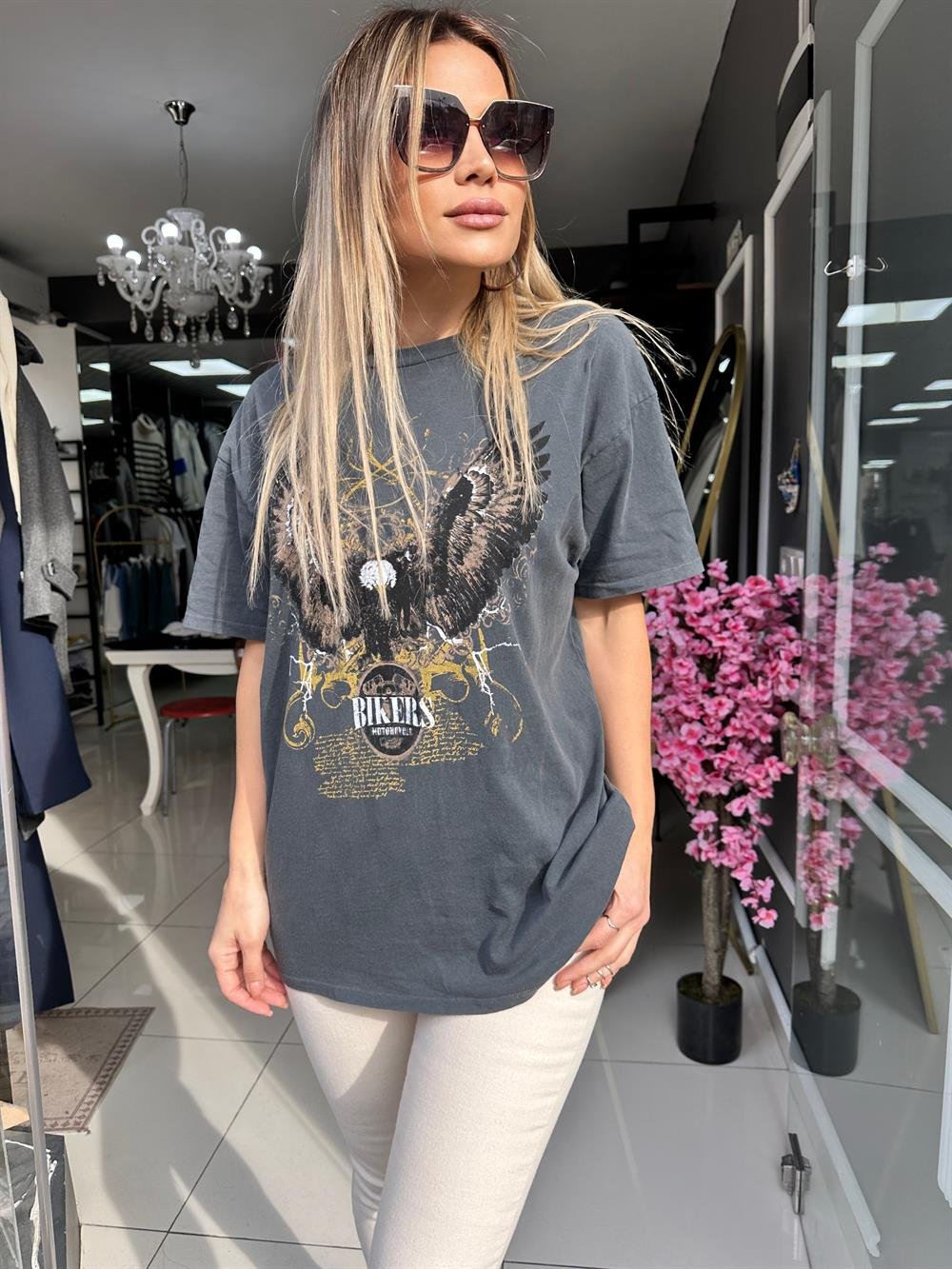 ORJ Kartal Desen T-shirt