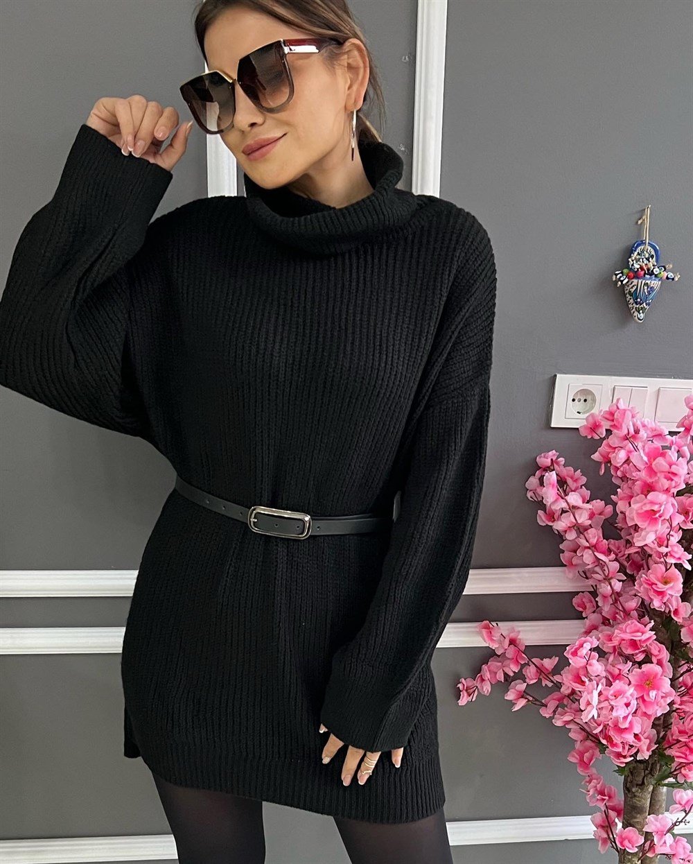 ORJ Siyah Uzun Triko