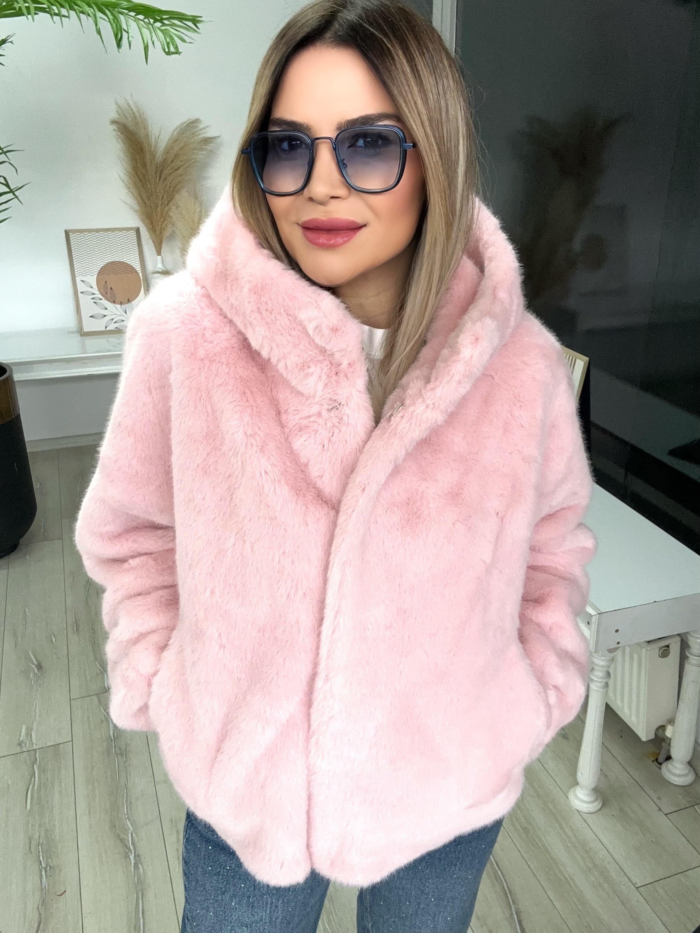 Pembe Kürk Mont 