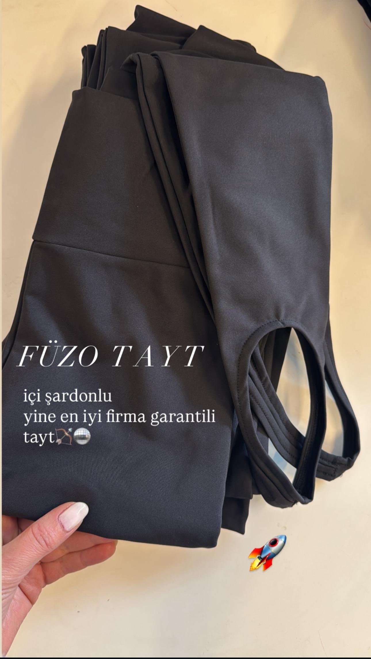Siyah Şardonlu Füzo Tayt
