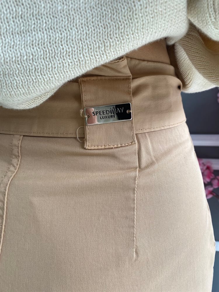 SJ Camel Kanvas Pantolon