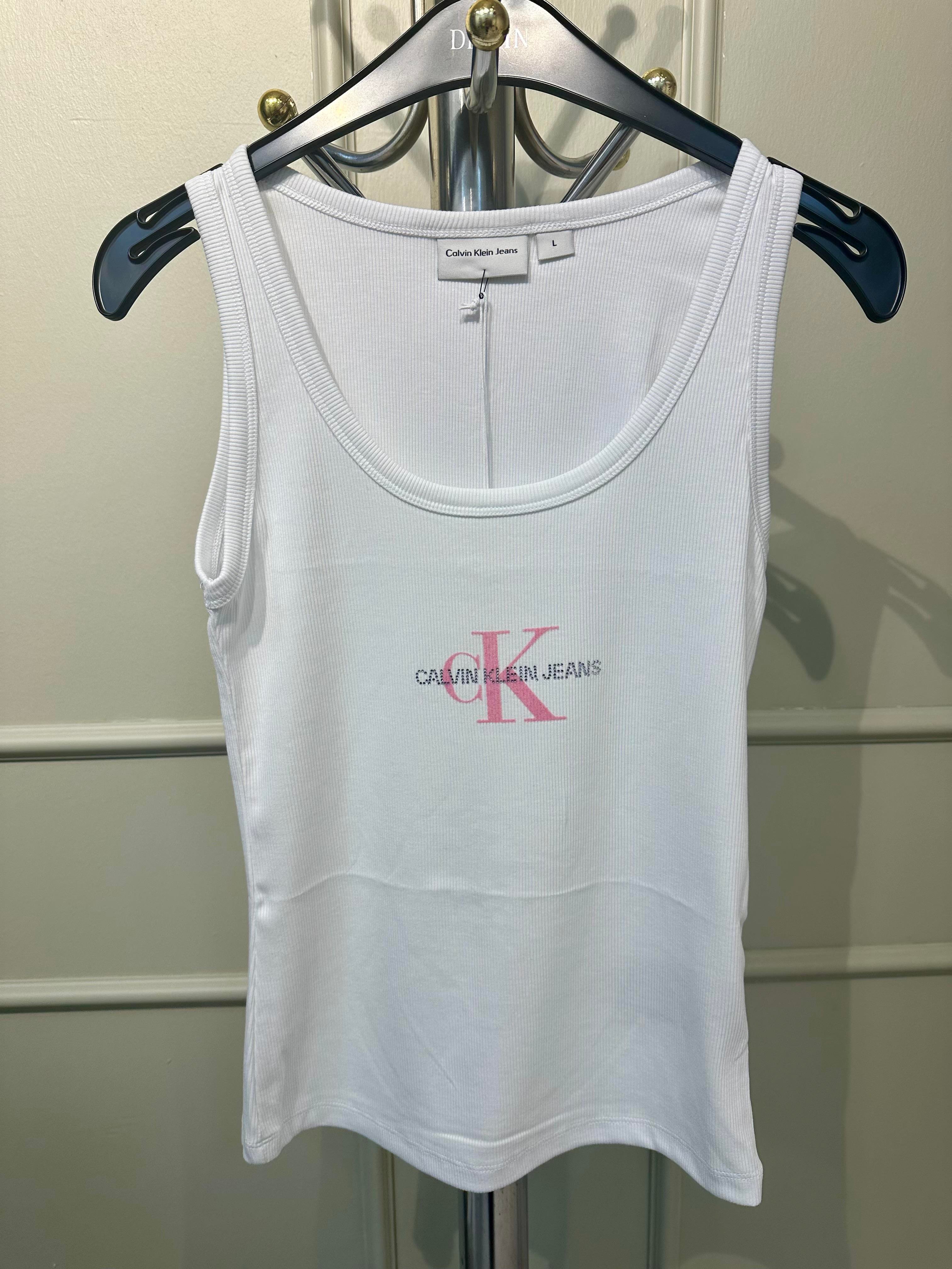 Taş Detaylı Beyaz Atlet 