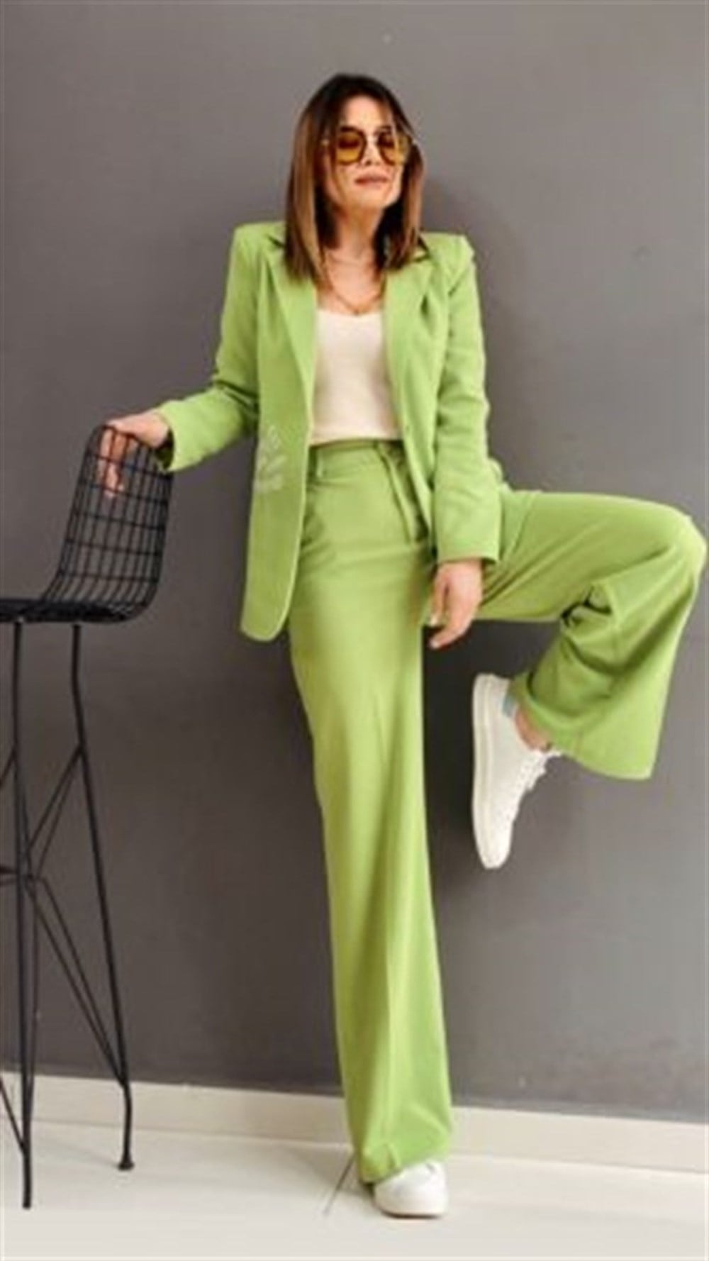 YEŞİL BLAZER CEKET