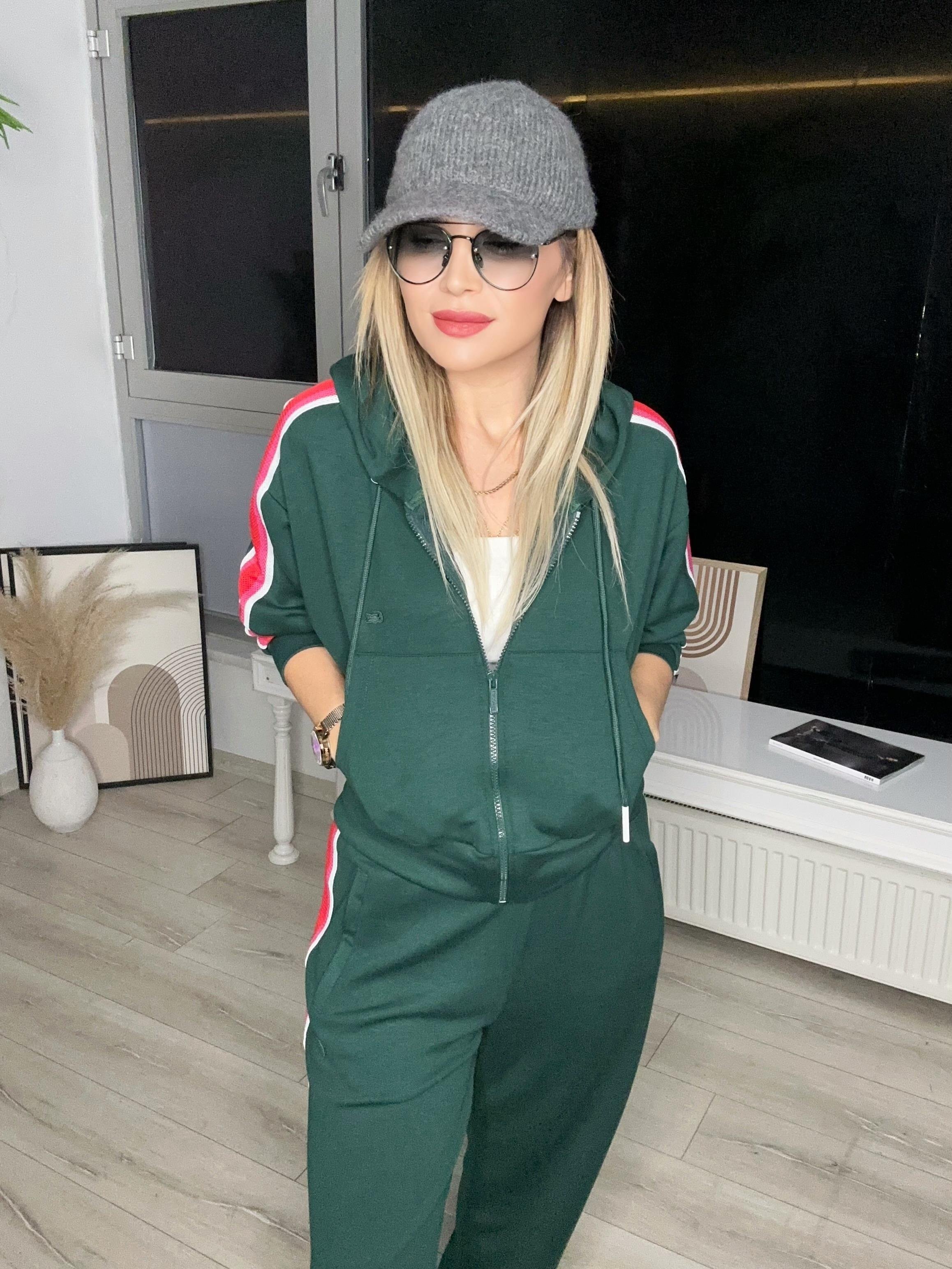 Yeşil Modal Kumaş Eşofman Takımı 