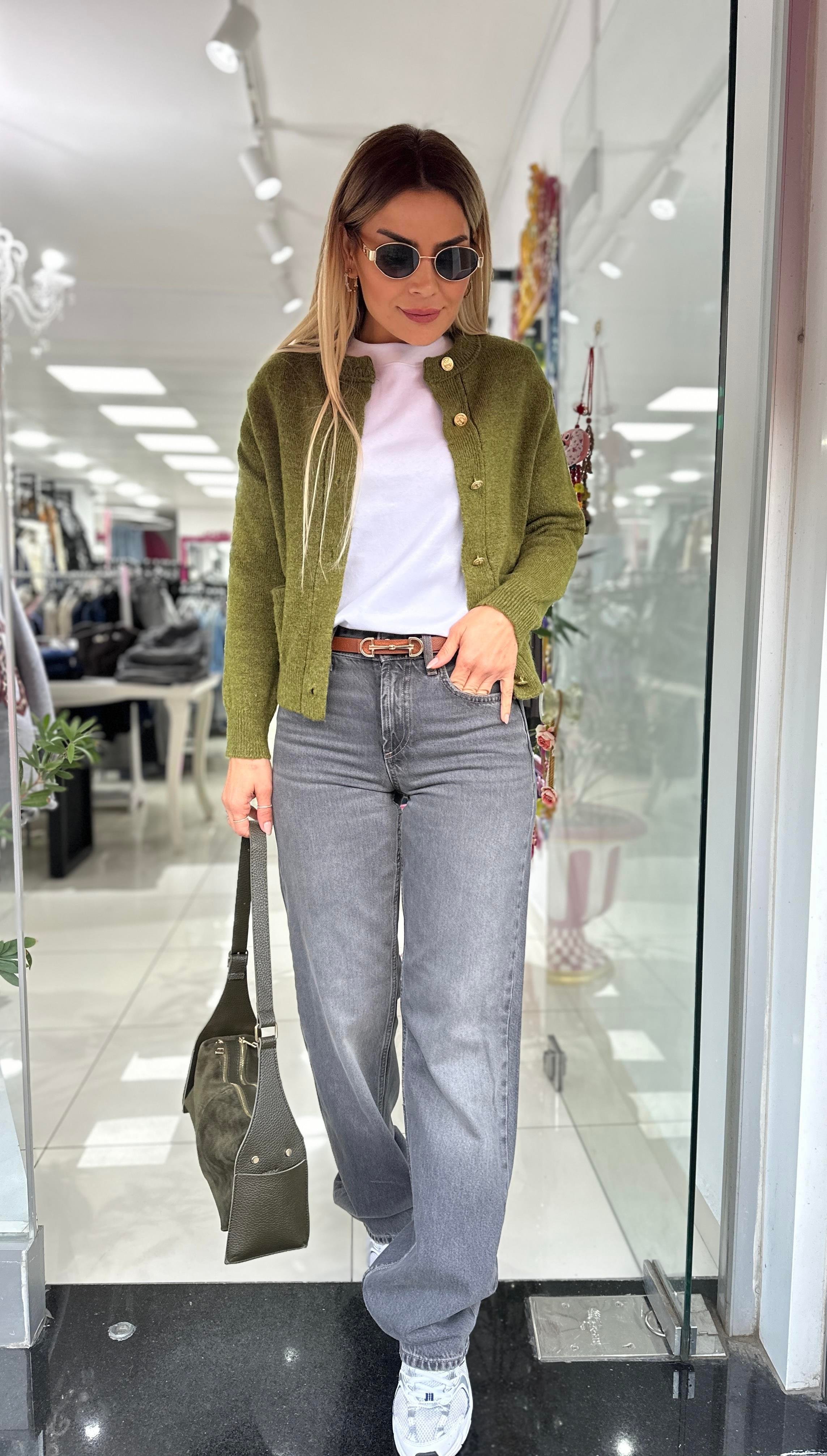 ZR Gri Straight Jean 