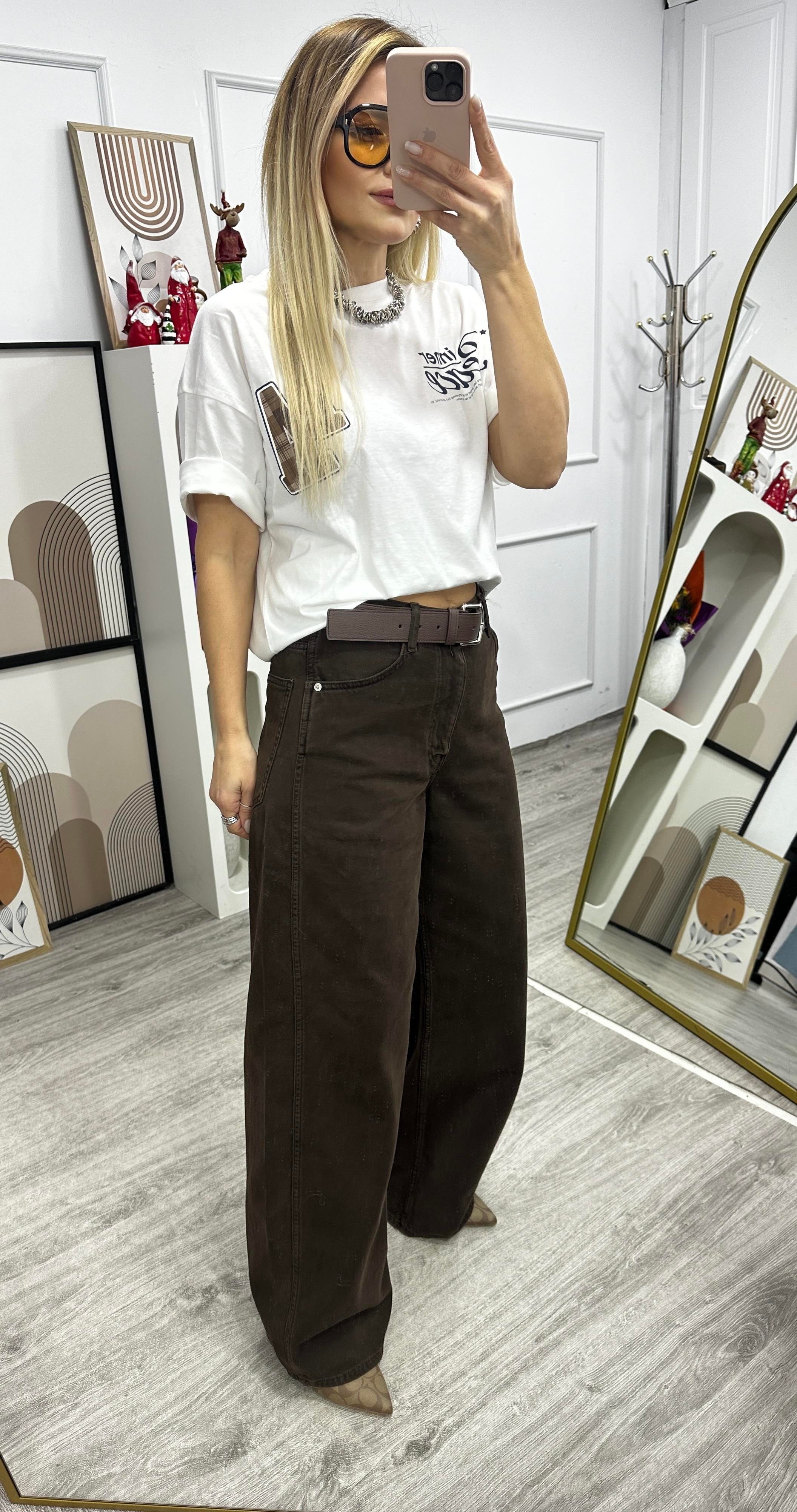 ZR Kahve Baggy Pantolon