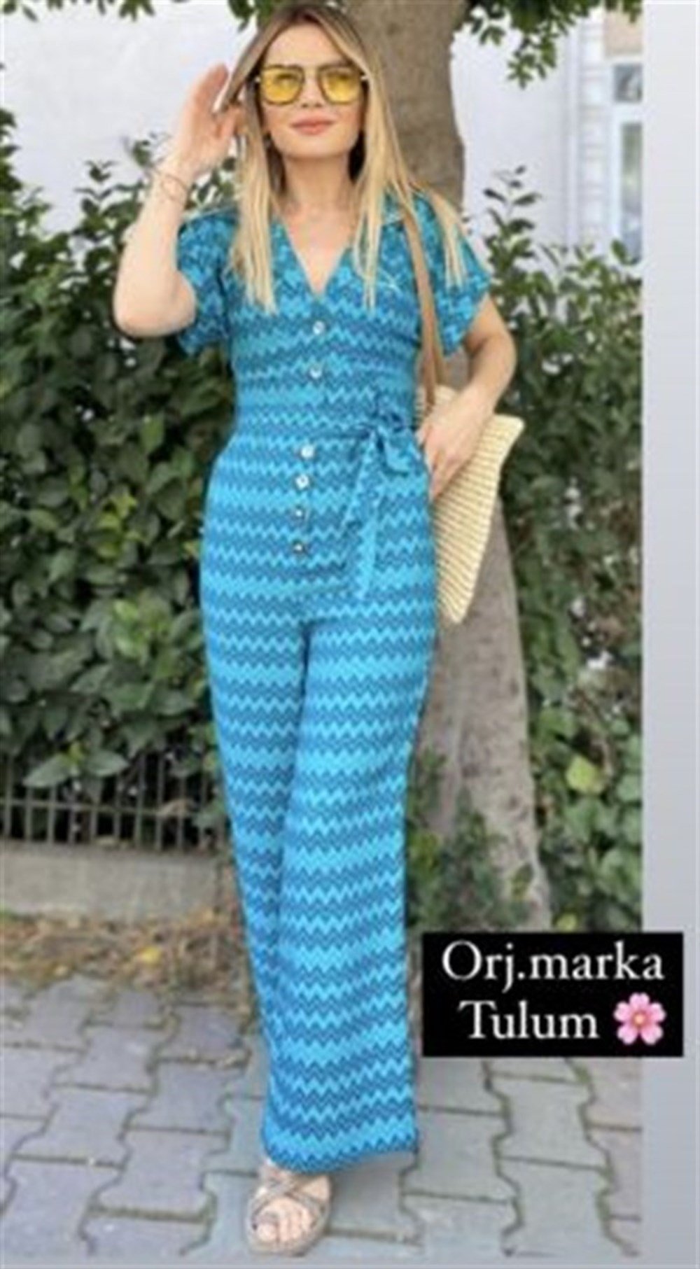 ZR Yeşil-Mavi Tulum