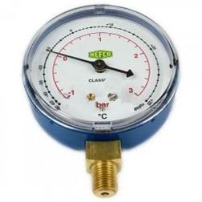 REFCO Manometreler M2-255-DS-R410A Alçak Basınç R410A (bar/psi)