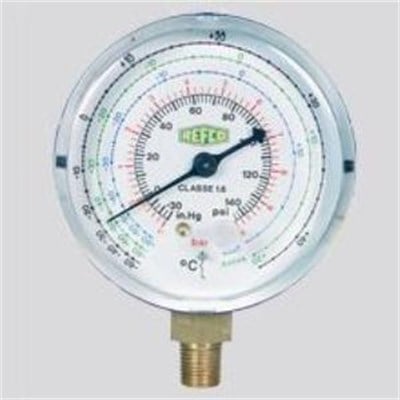 REFCO Manometreler M2-250-DS-R407C Alçak Basınç R407C/R134A/R404A (bar/psi)
