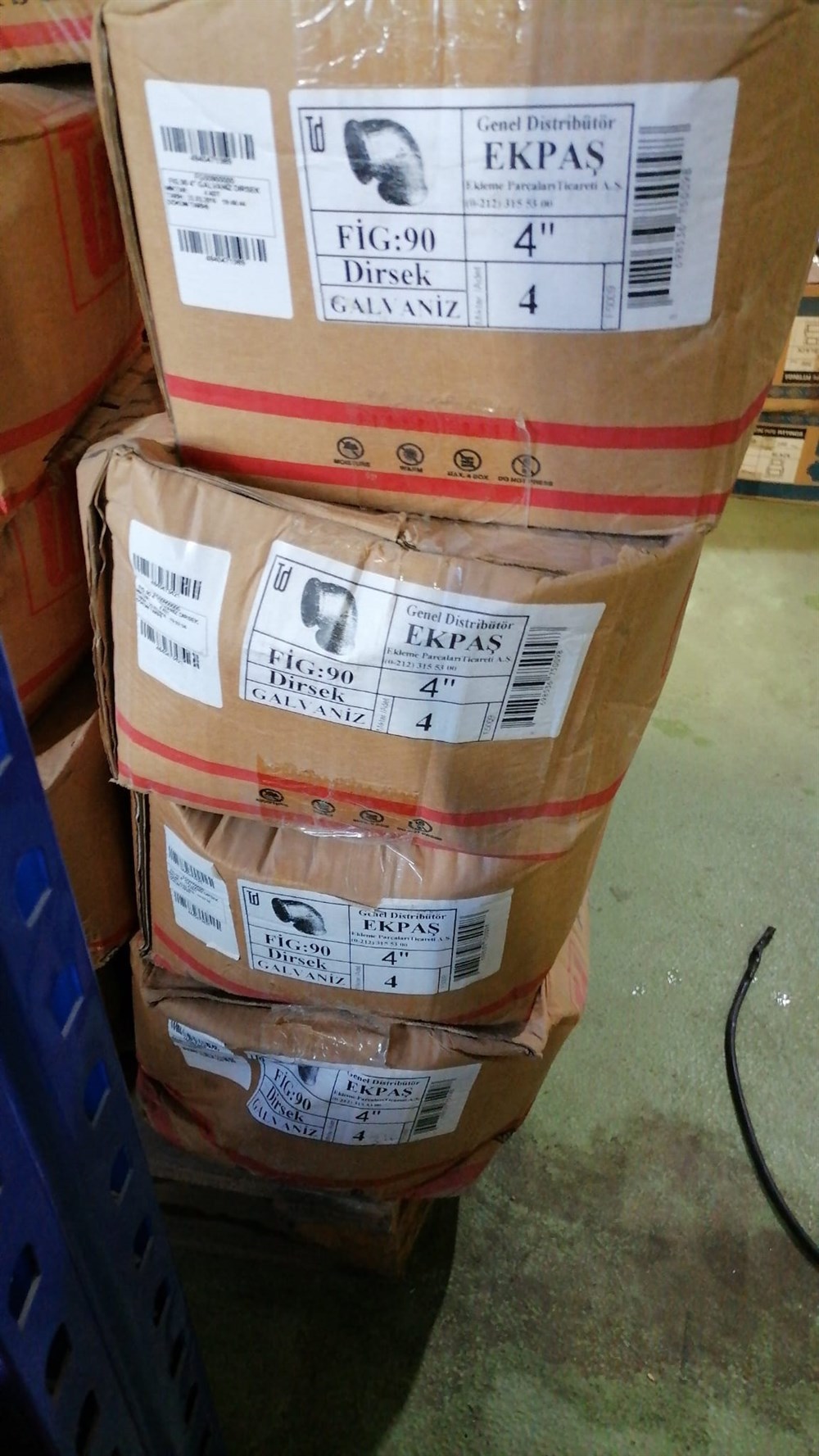 Galvaniz Dirsek 4'' EKPAŞ