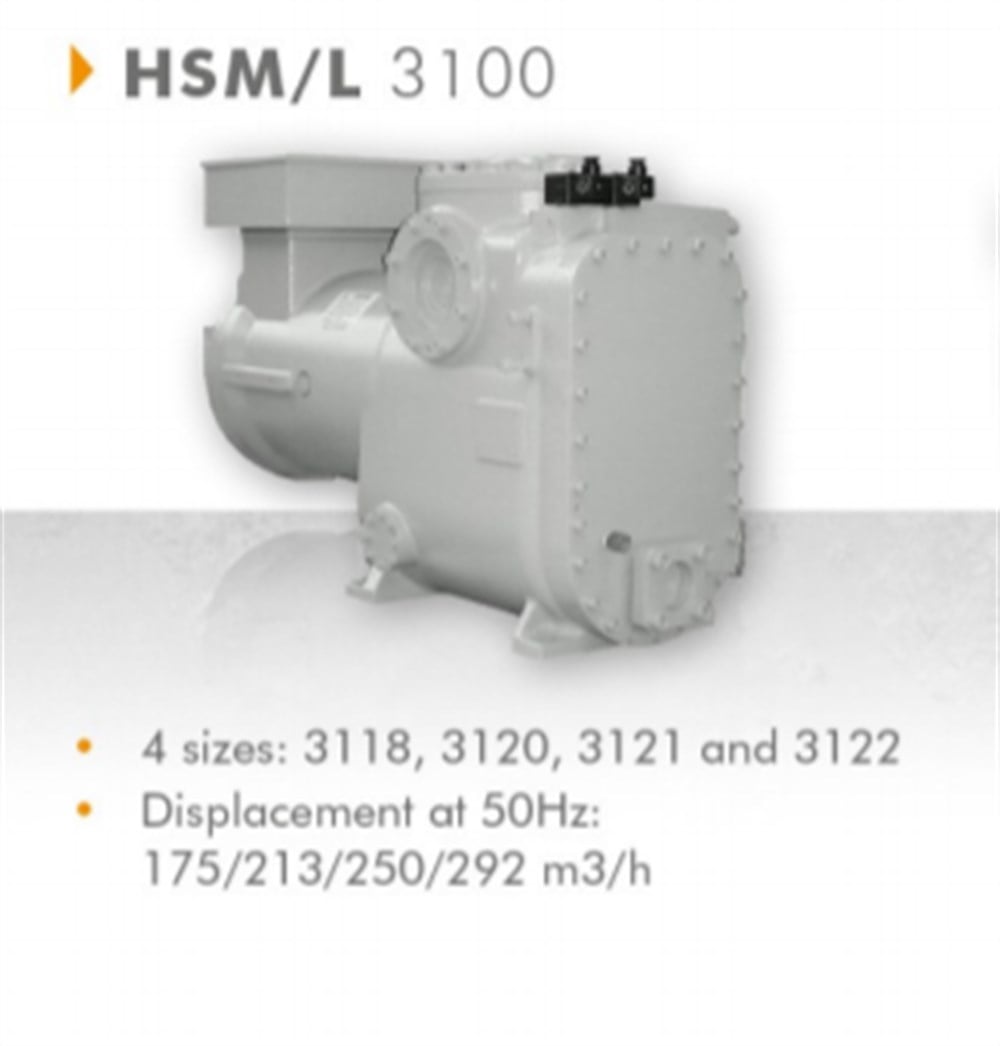 J&E HALL Yarı Hermetik Tek Vidalı Kompresör HSM 3118 3 E 43kW