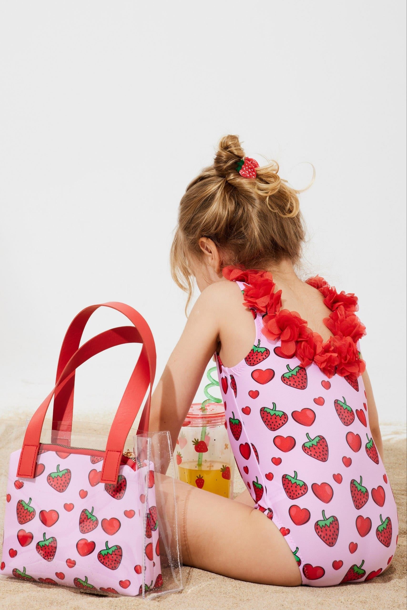 BEACHWEAR ÇİLEK MAYO 