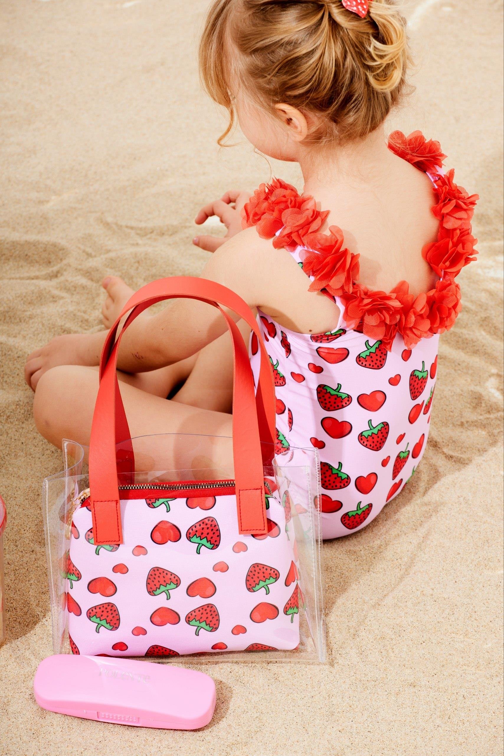 BEACHWEAR ÇİLEK MAYO 