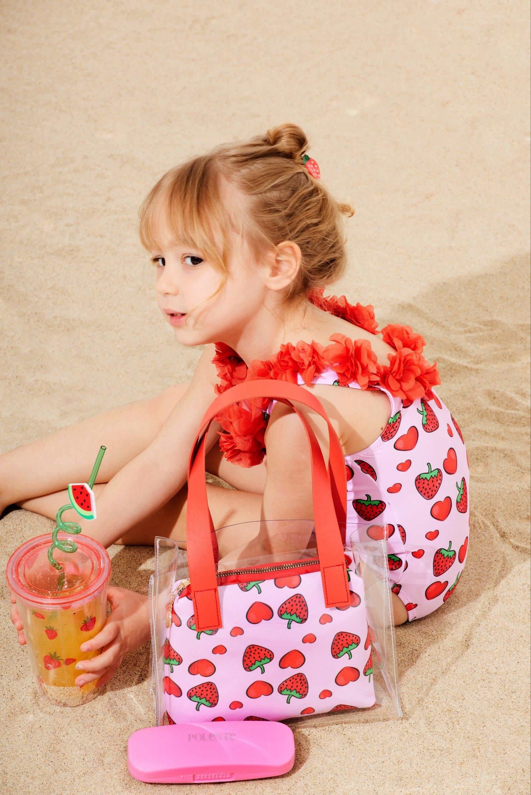 BEACHWEAR ÇİLEK MAYO 