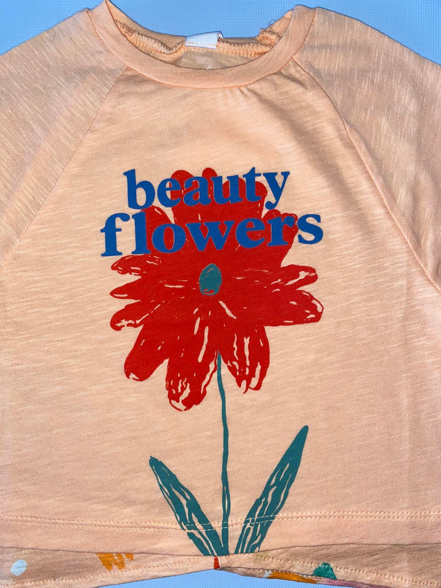 Flowers  Crop Tshirt