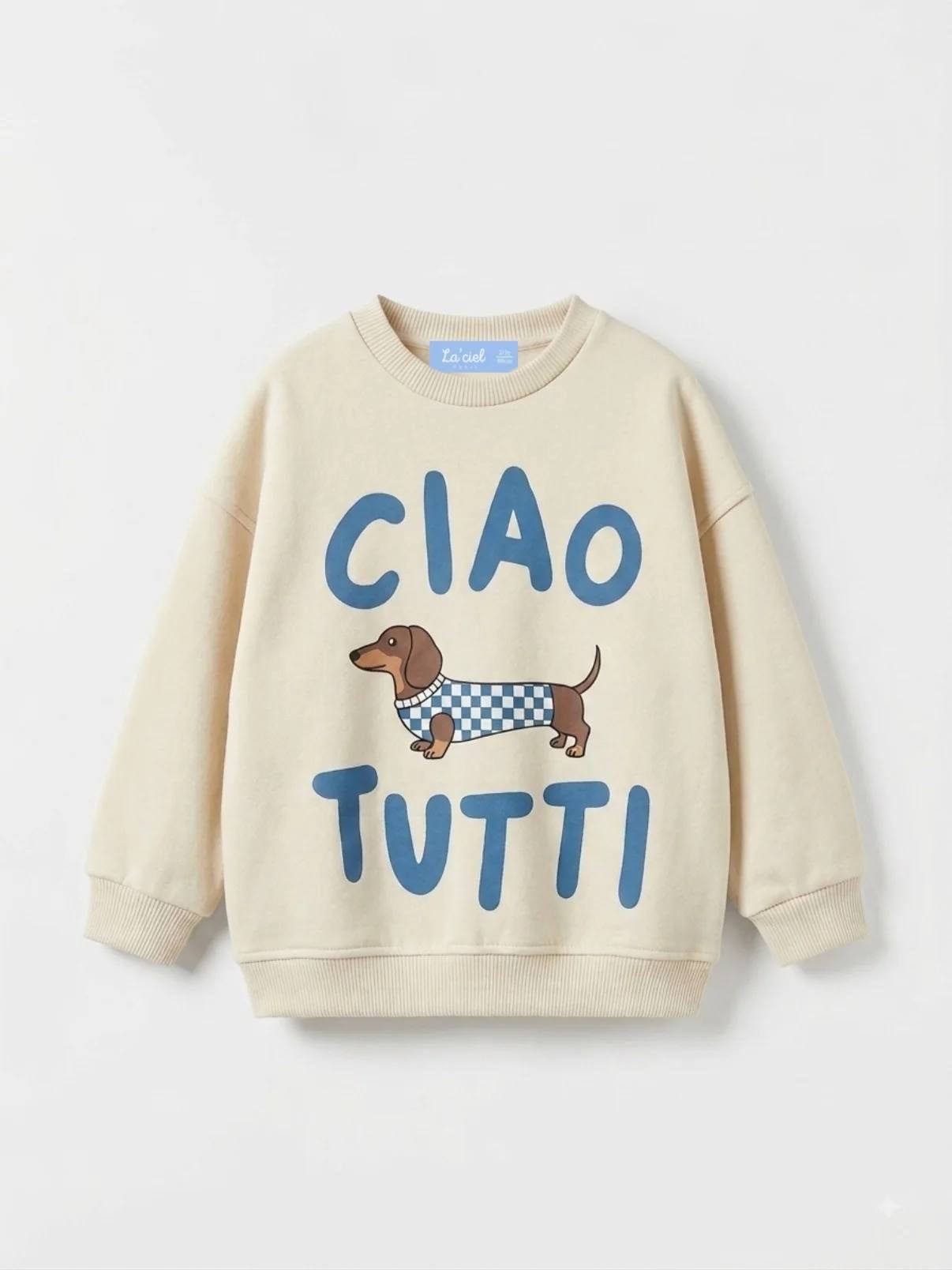 LA'CIEL PARİS CIAO TUTTI SWEATSHIRT 