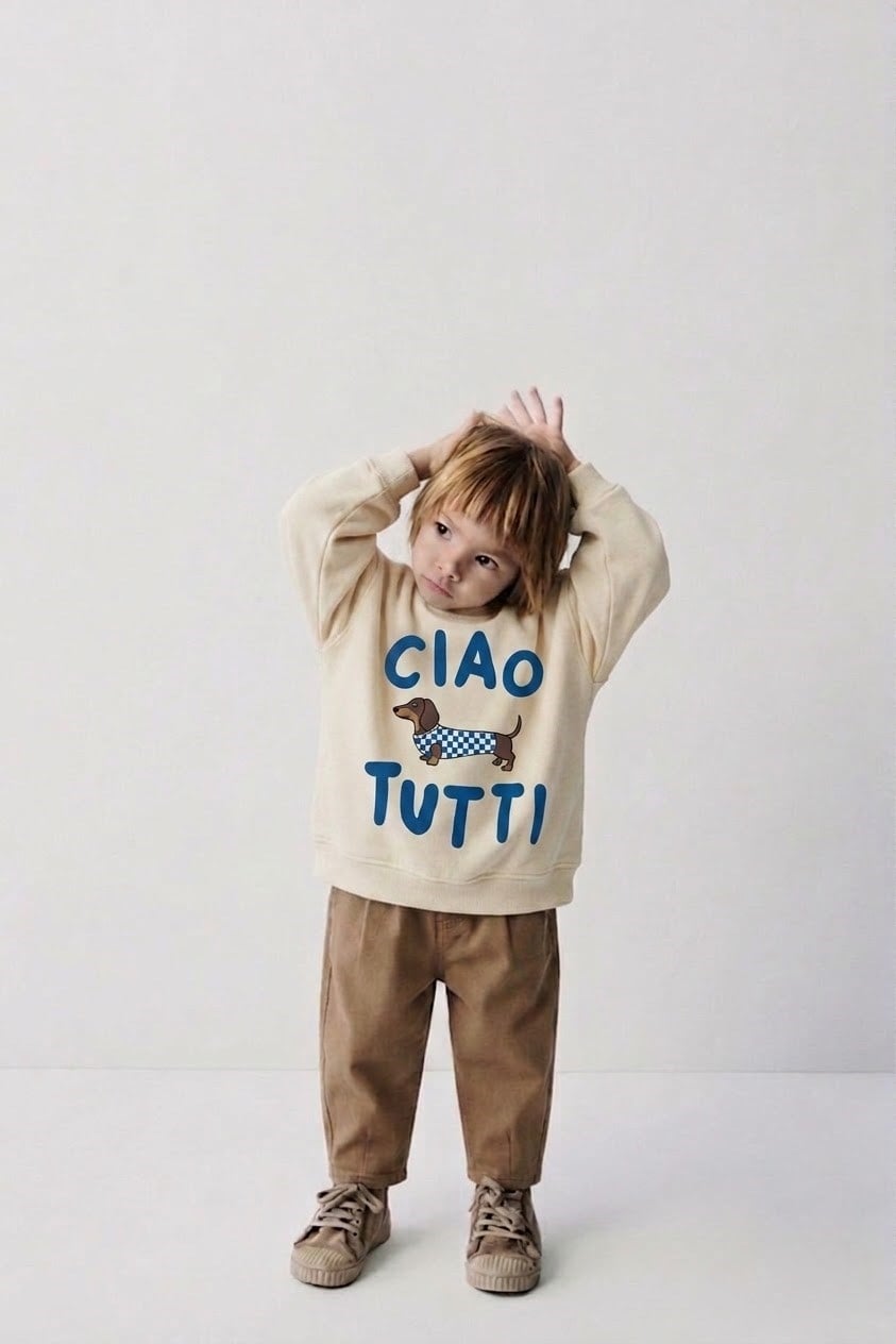 LA'CIEL PARİS CIAO TUTTI SWEATSHIRT BALLOON JEAN TAKIM