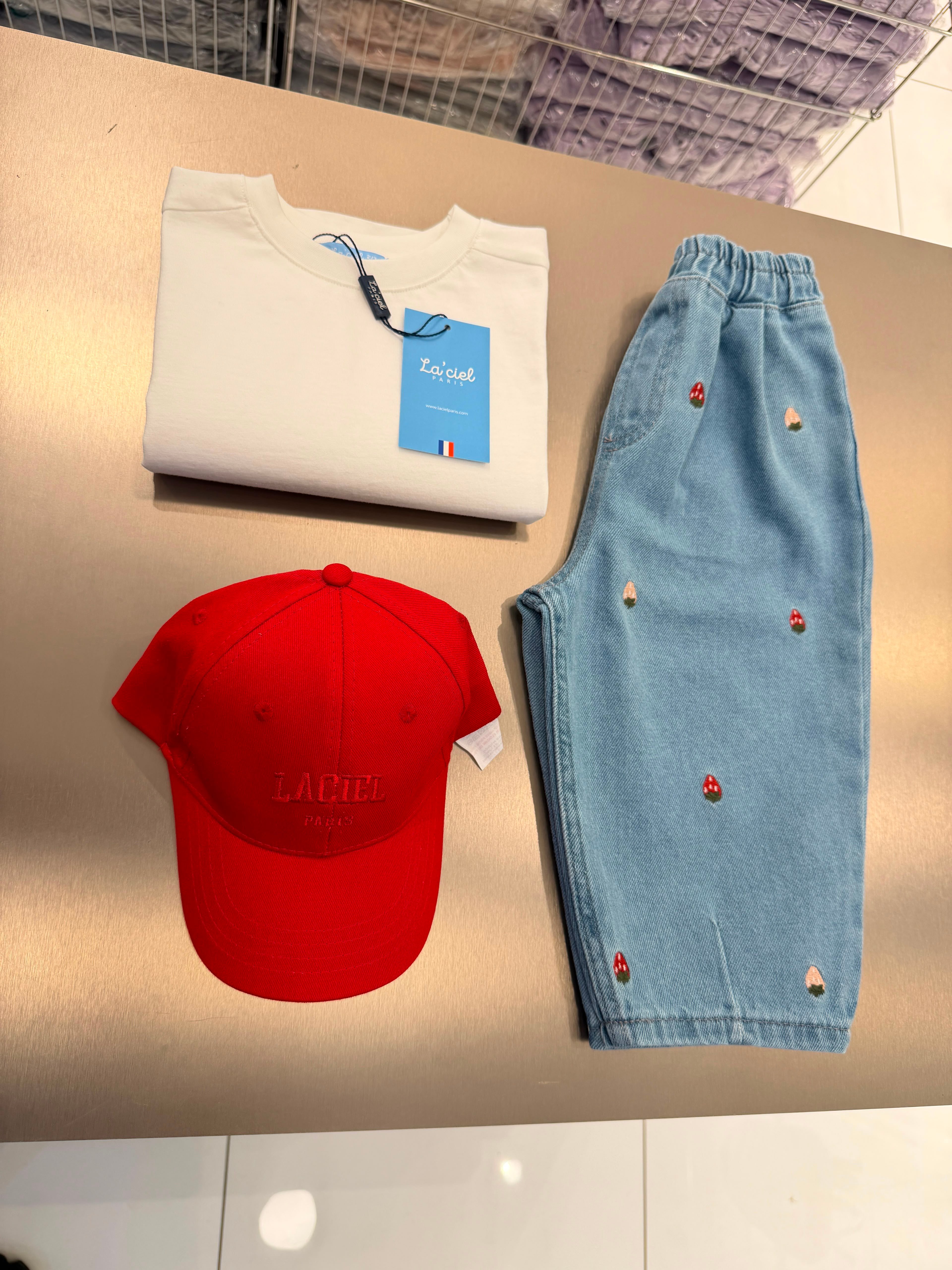 LA'CIEL PARİS ÇİLEK NAKIŞLI BALLOON JEAN