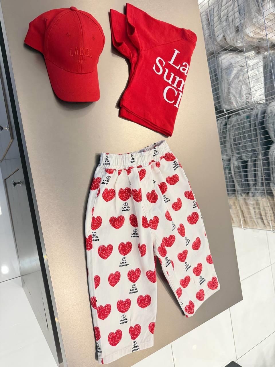 LA'CIEL PARİS LOVE BALLOON JEAN TSHIRT TAKIM