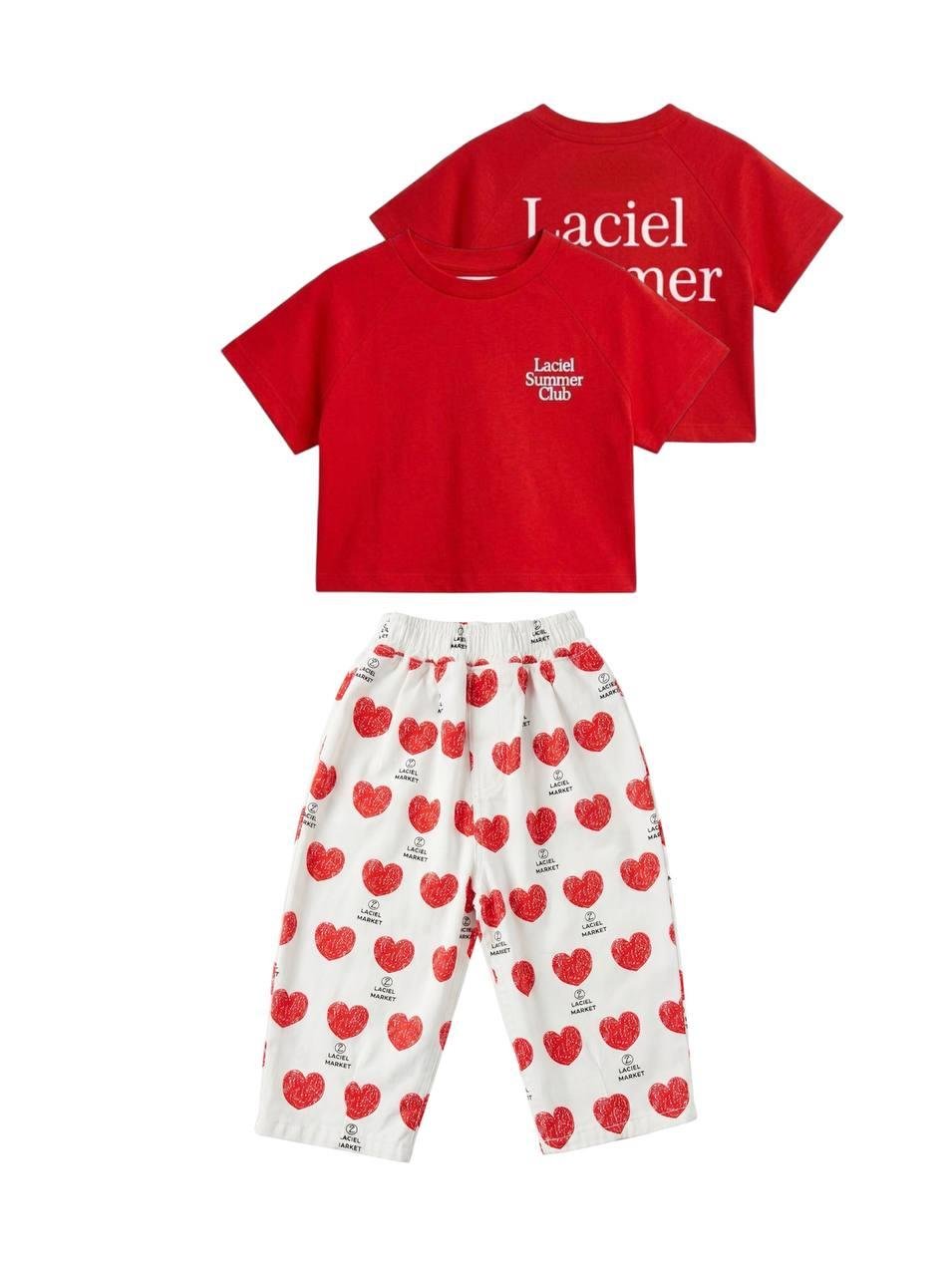 LA'CIEL PARİS LOVE BALLOON JEAN TSHIRT TAKIM