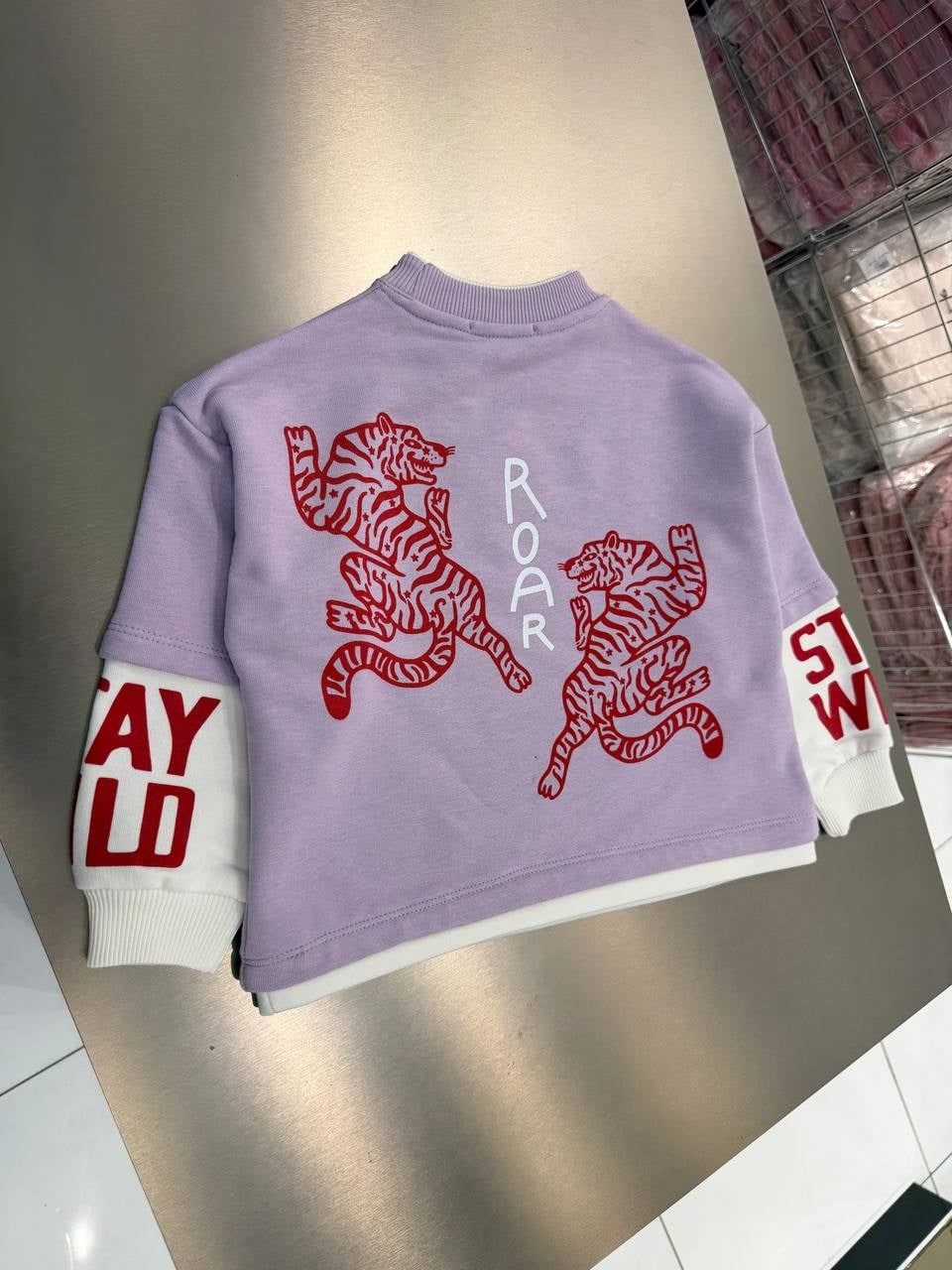 LA'CIEL PARİS ROAR ÇİFT KOL SWEATSHIRT-L