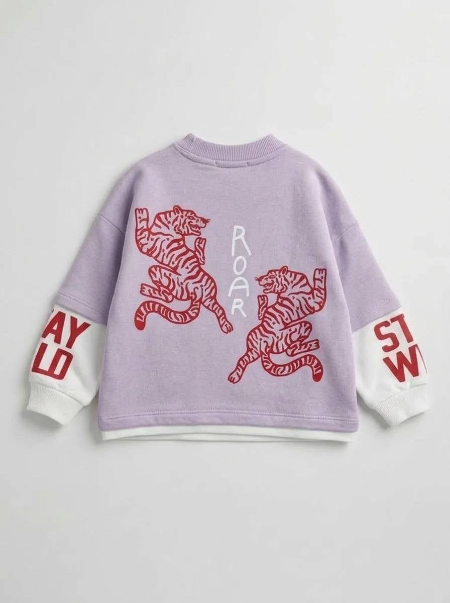 LA'CIEL PARİS ROAR ÇİFT KOL SWEATSHIRT-L