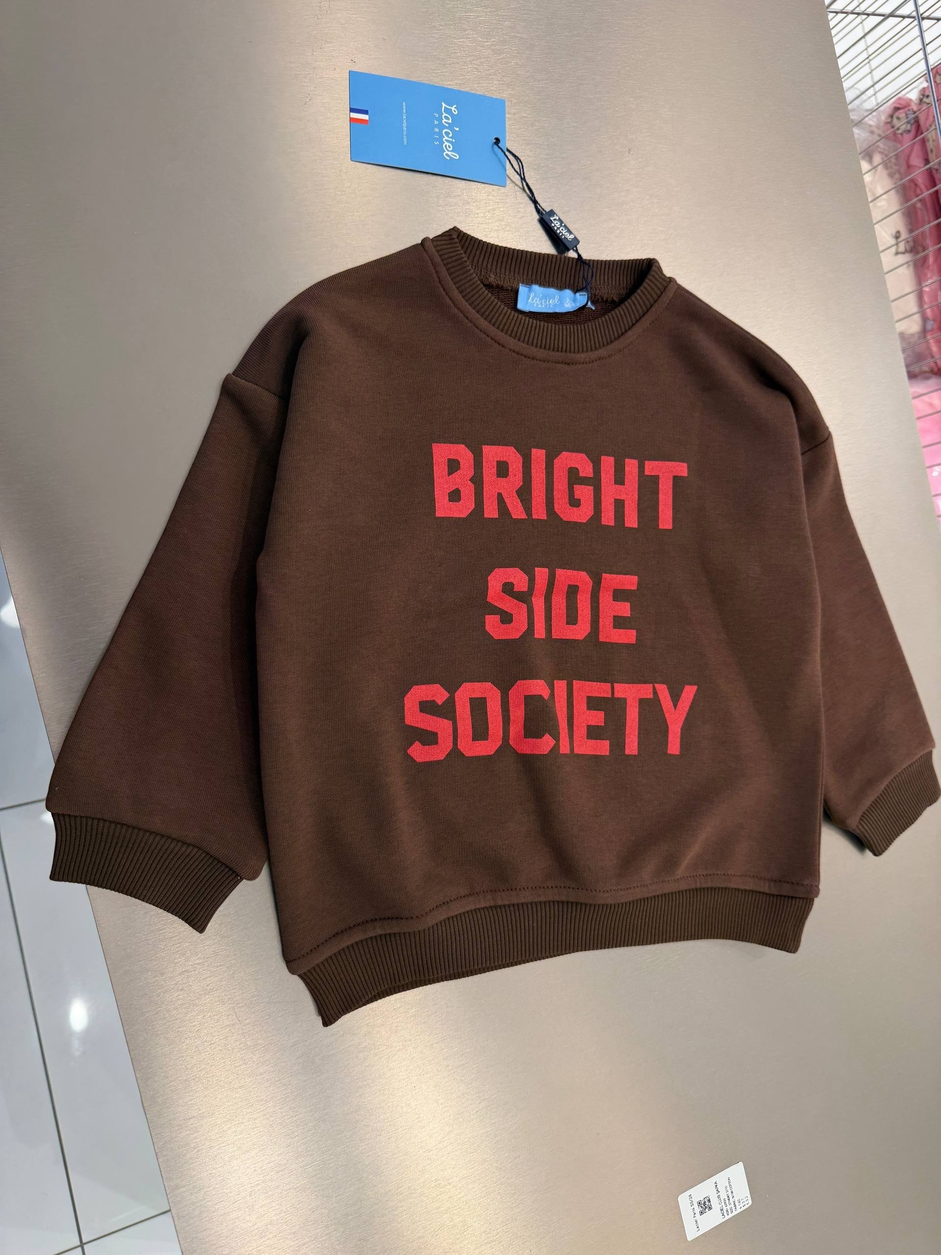LA'CIEL PARİS SLOGANLI SWEATSHIRT