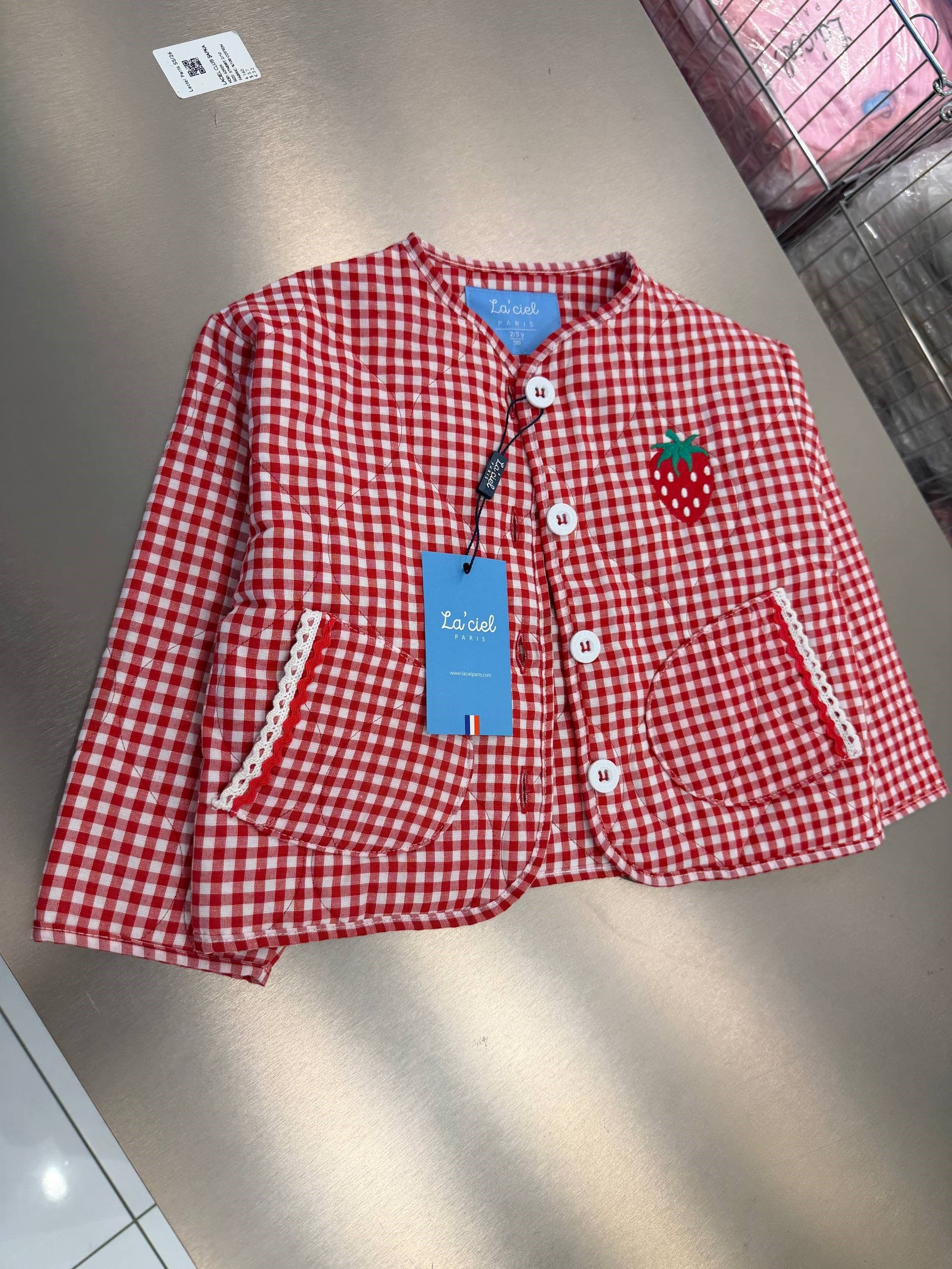 LA'CIEL PARİS STRAWBERRY KAPİTONE CEKET